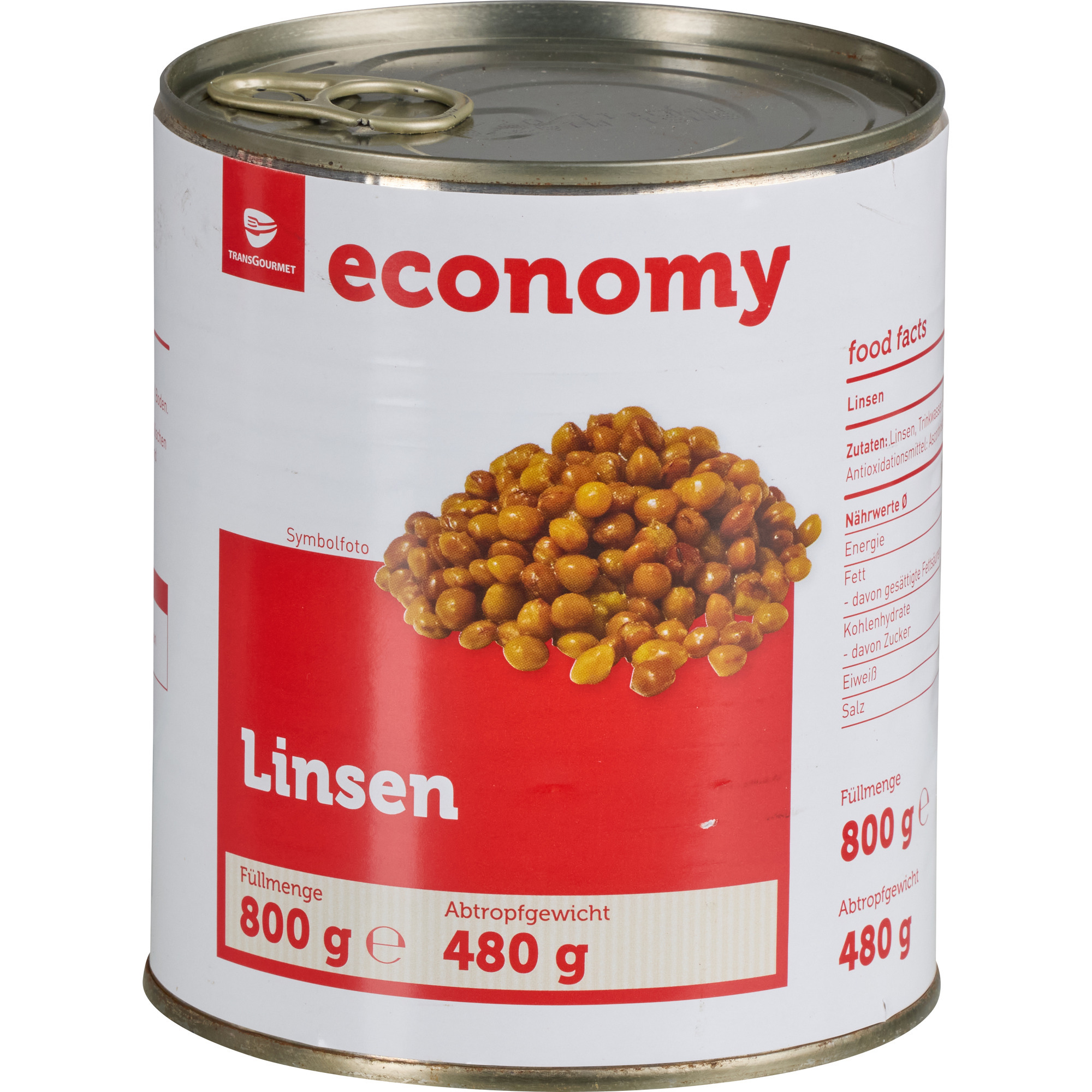 Economy Linsen 850ml