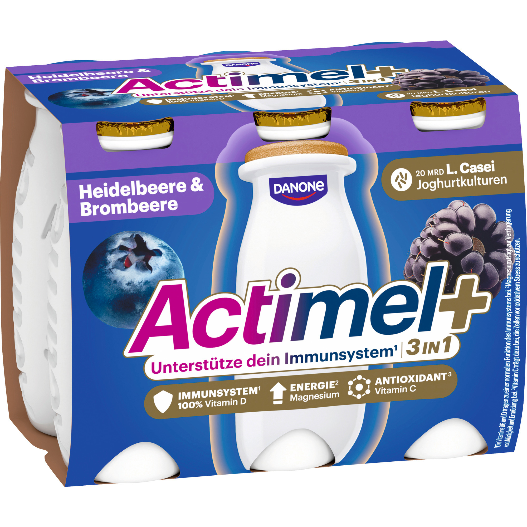 Danone Actimel Drink 6x100g, Heidel-Brom
