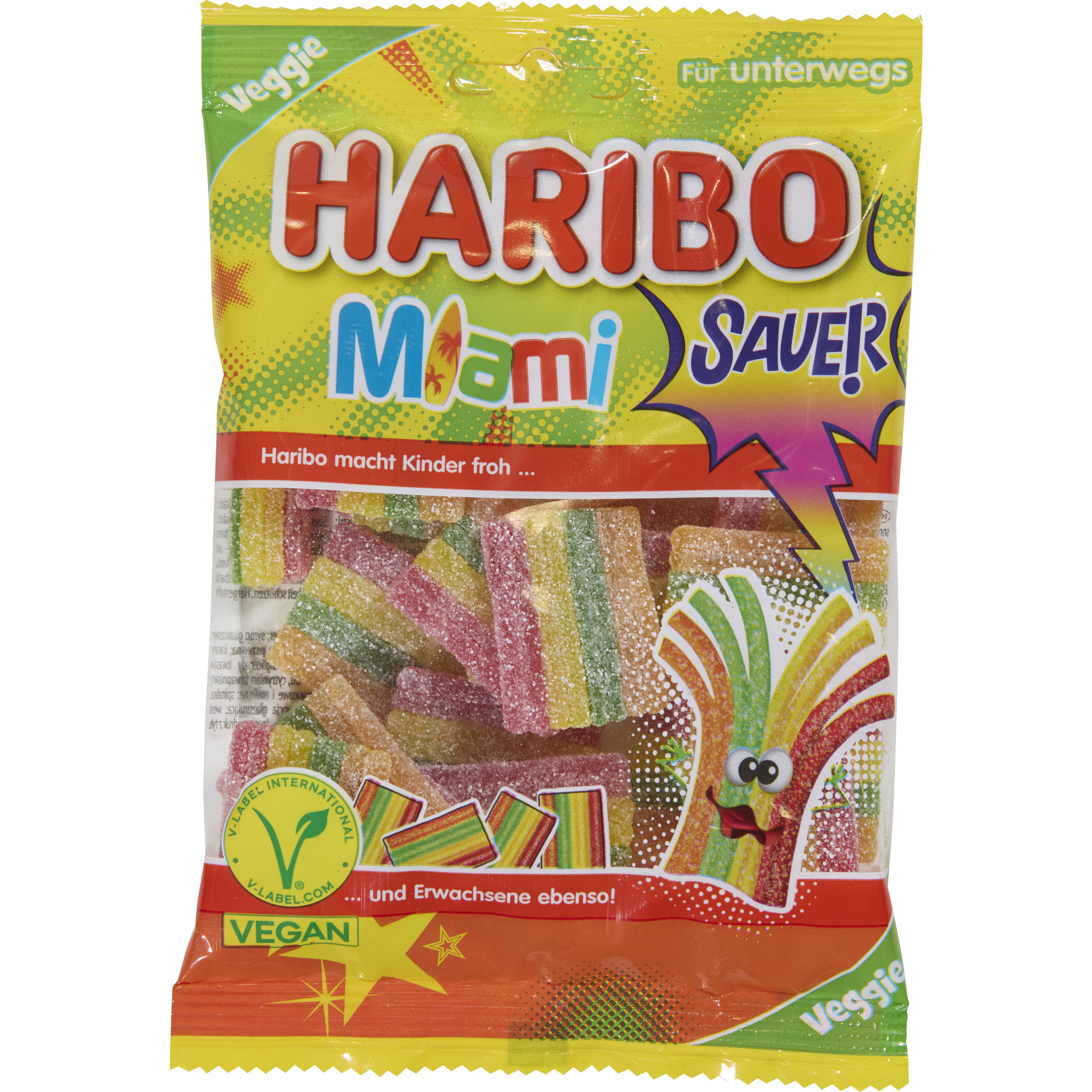 Haribo Beutel 85g, Miami sauer