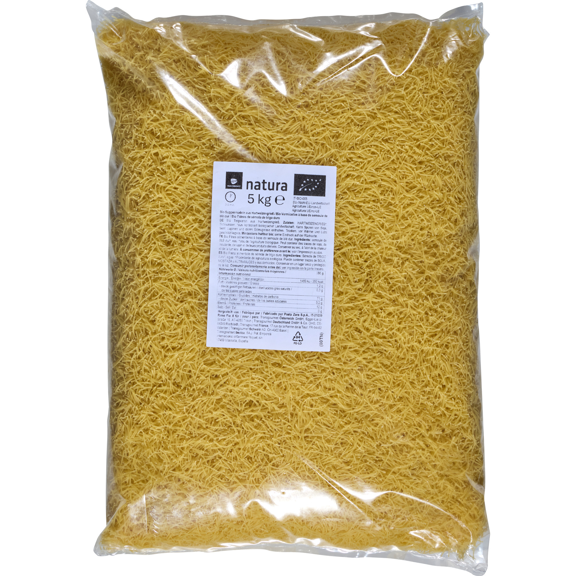 Natura Bio Suppennudeln 5kg