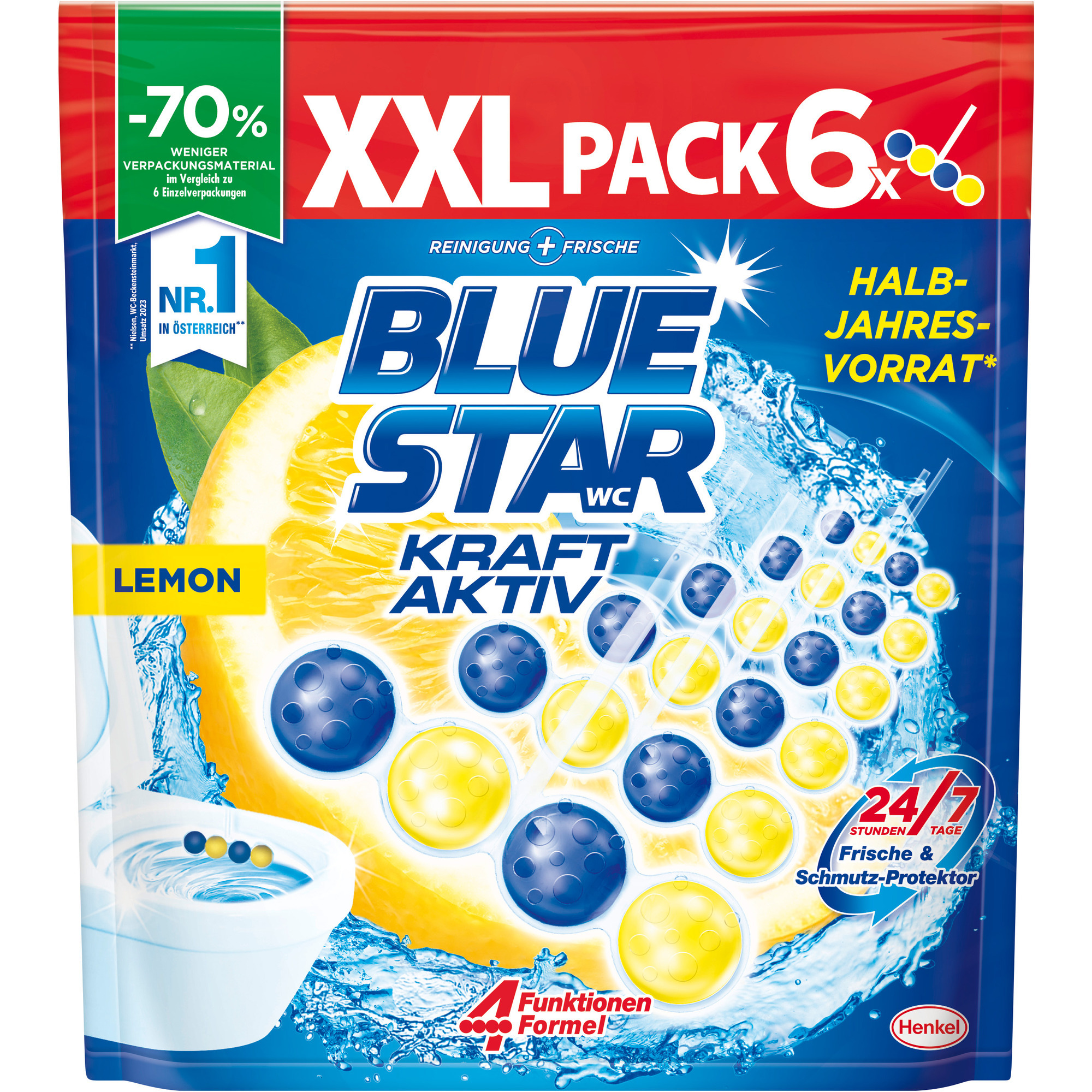 Blue Star Kraft Aktiv XXL 6er, Lemon