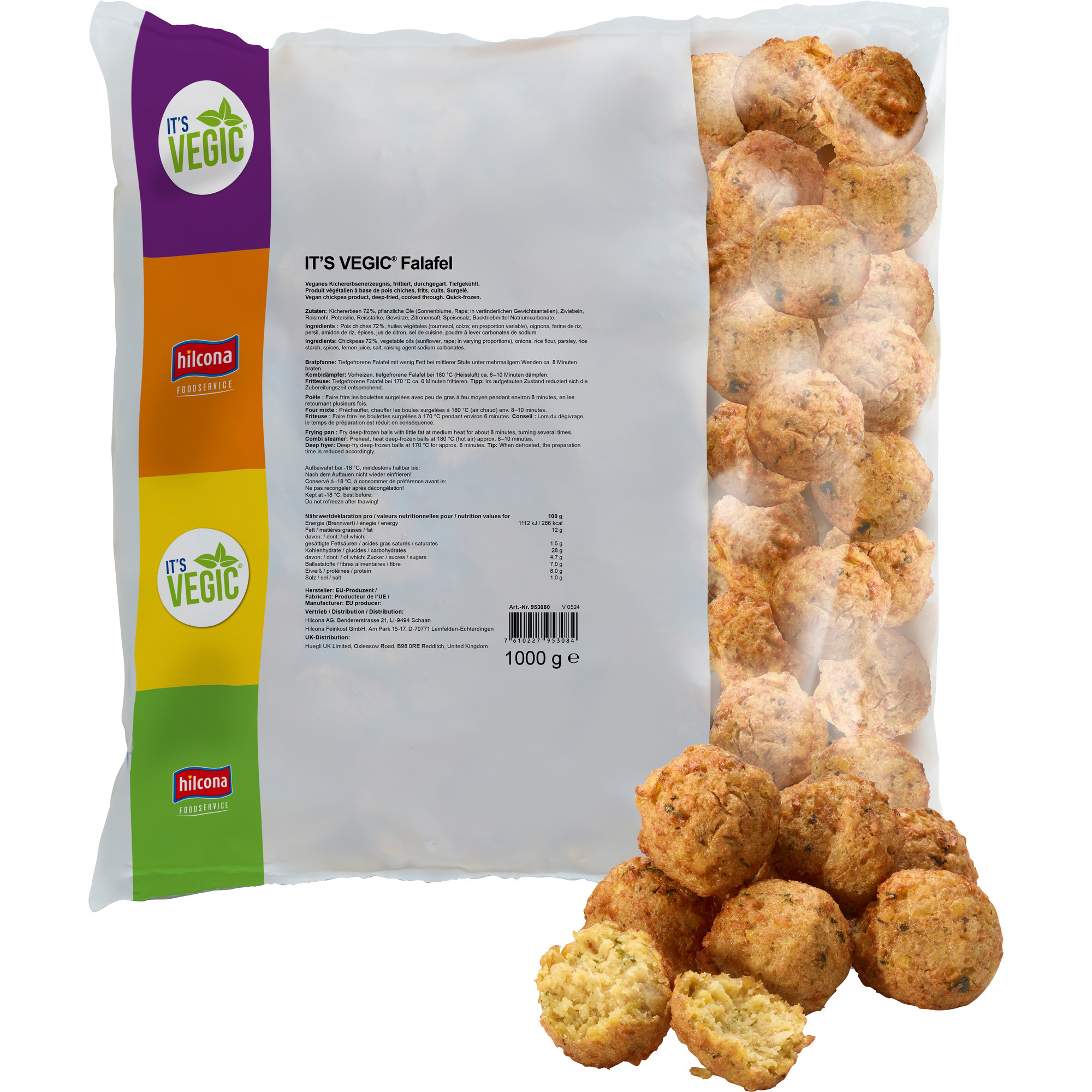 Hilcona Falafel vegan TK 1kg