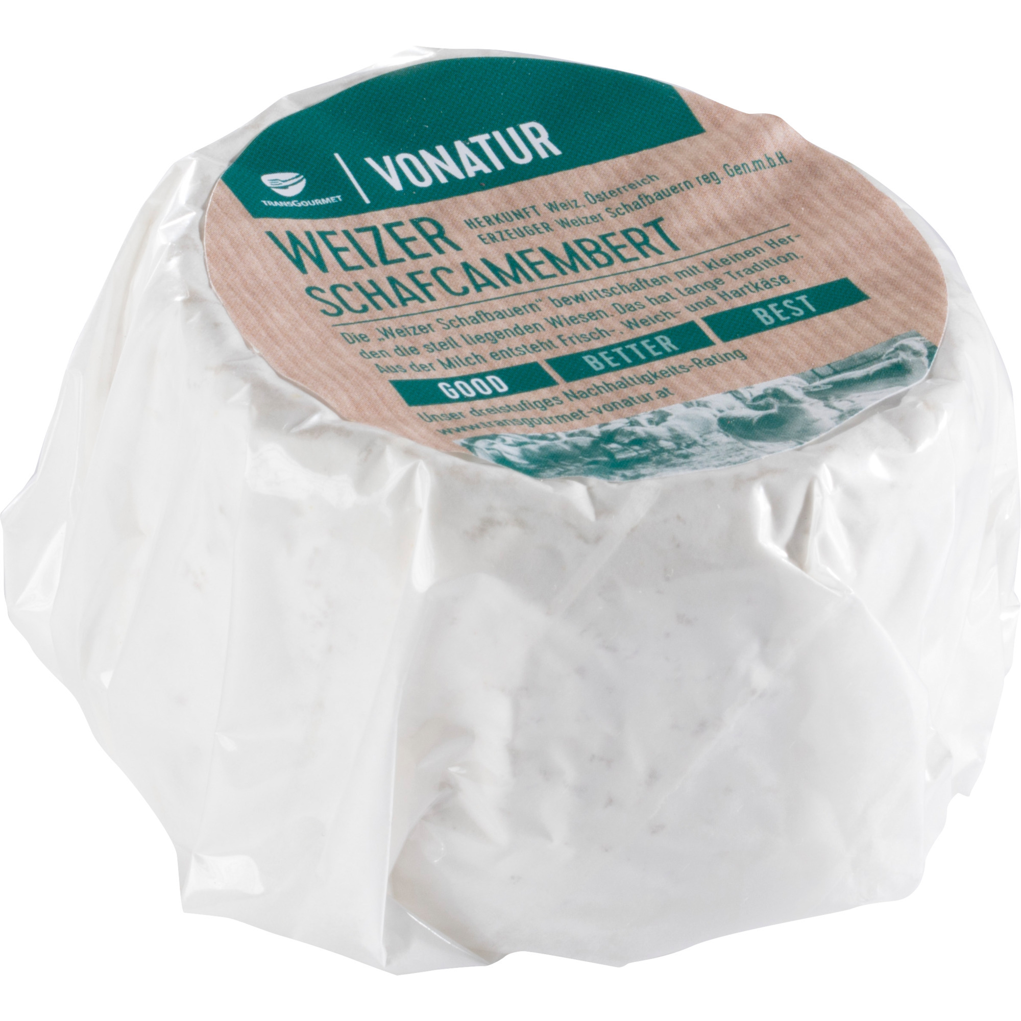 Vonatur Weizer Schafcamembert ca. 150g