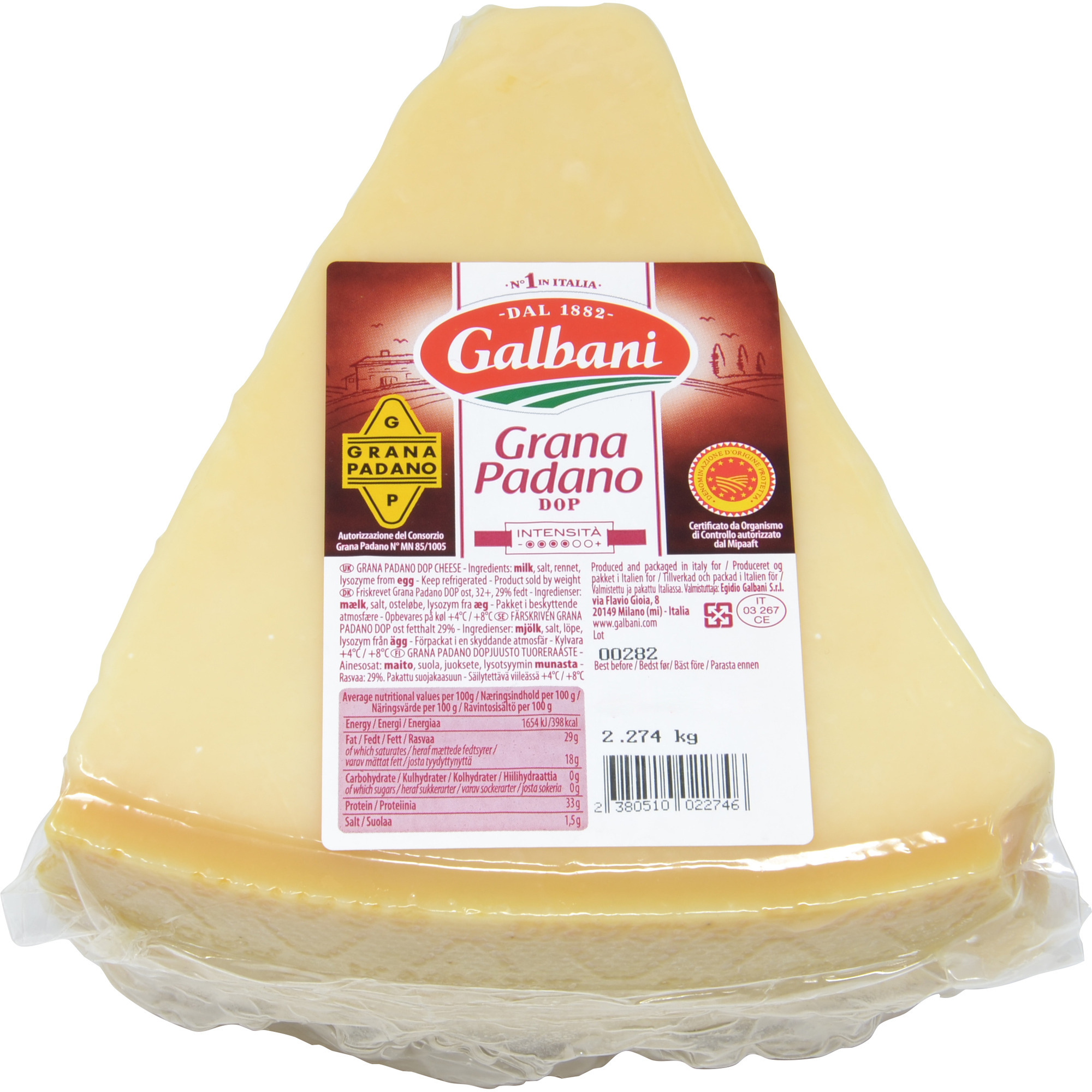 Galbani Grana Padano syr DOP ca. 2kg