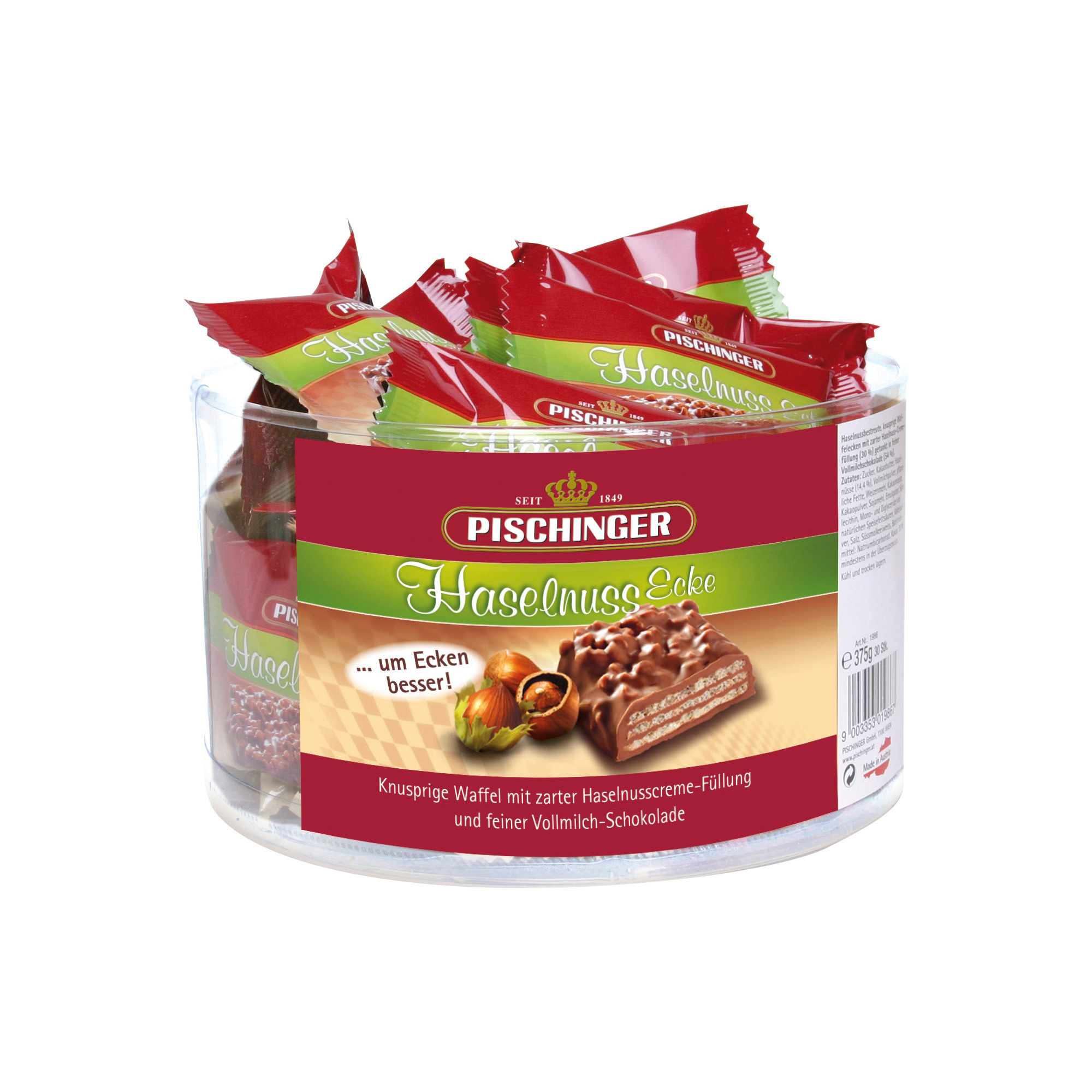 Pischinger Haseln.Ecken Dose 49Stk. 475g