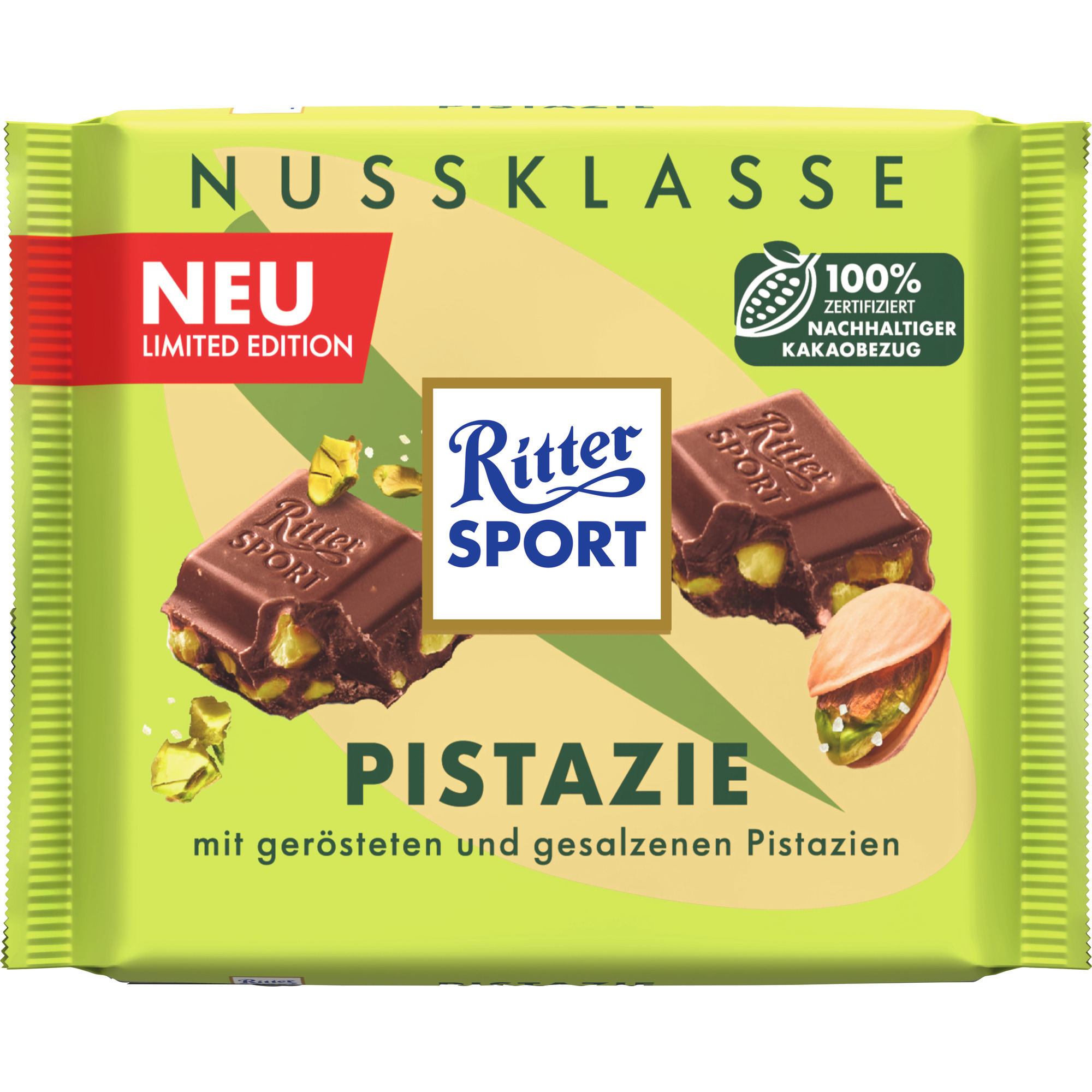 Ritter Sport Nuss 100g, Pistazie