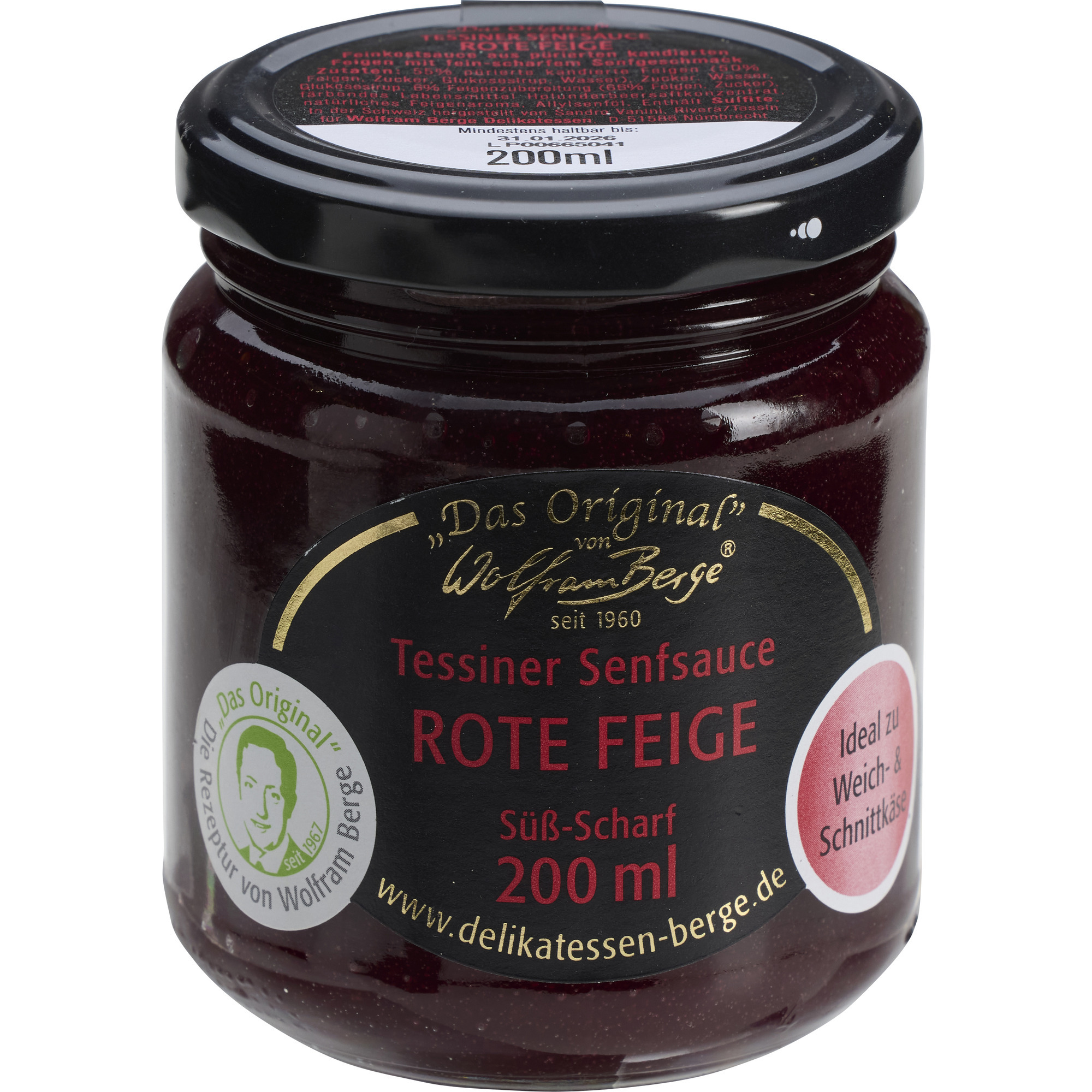 Tessiner Rote Feigen Senfsauce 200ml