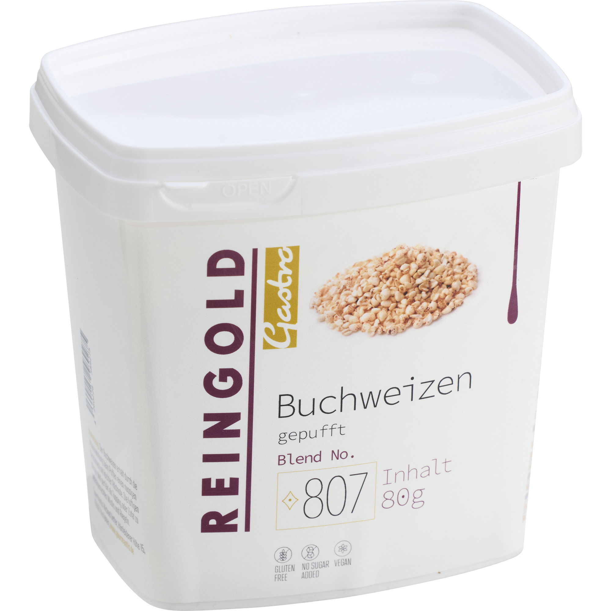 Reingold Buchweizen gepufft 80g