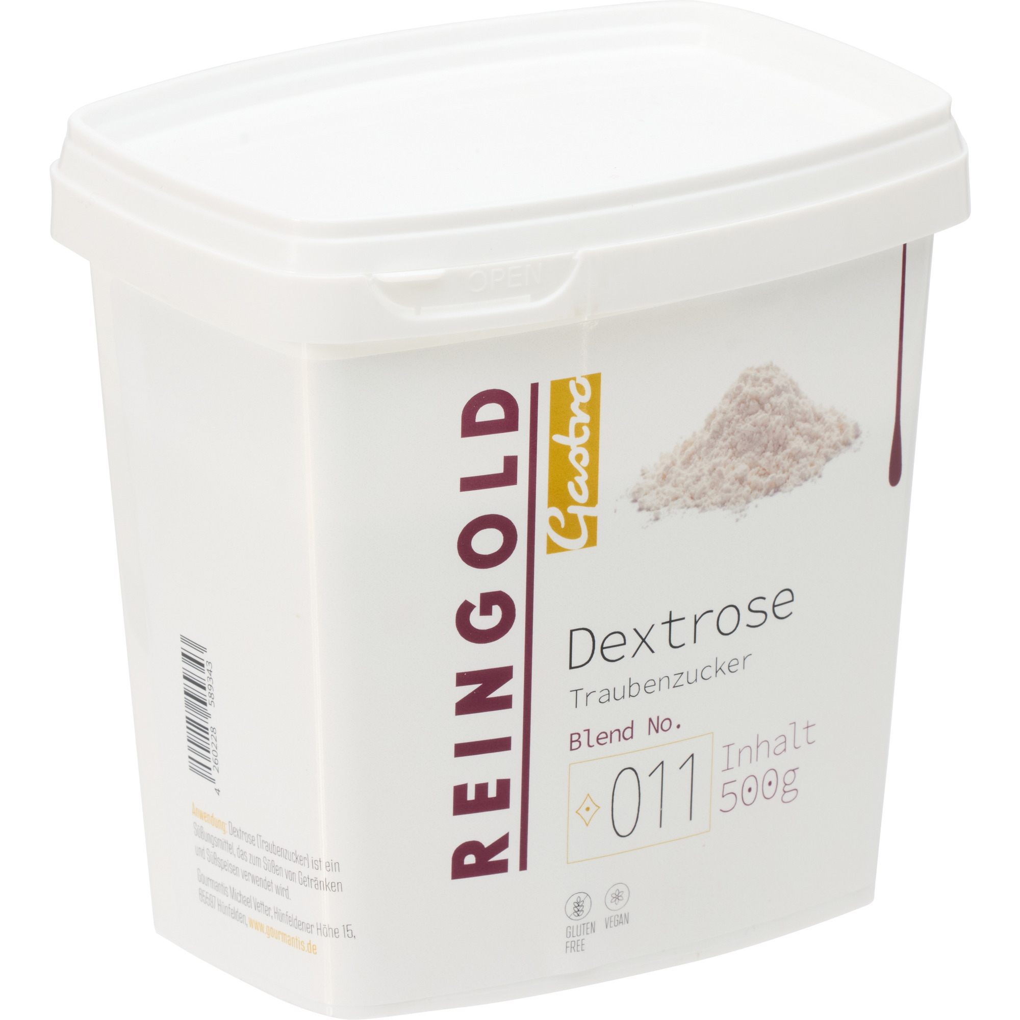 Reingold Dextrose Traubenzucker 500g