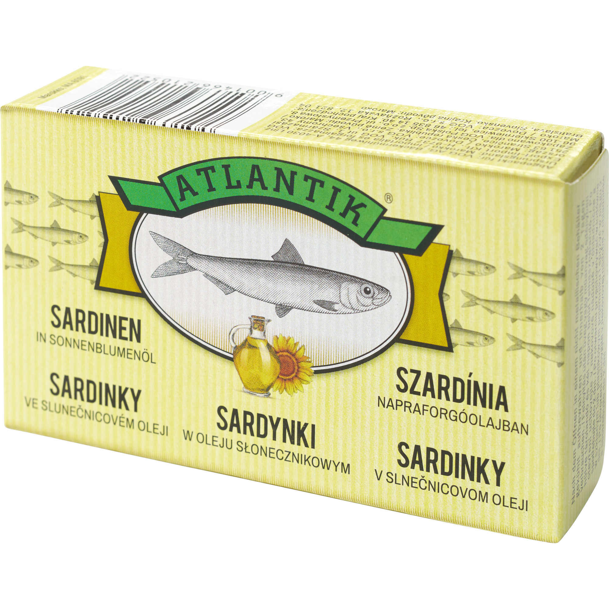 Atlantik Sardinen Plain 125g