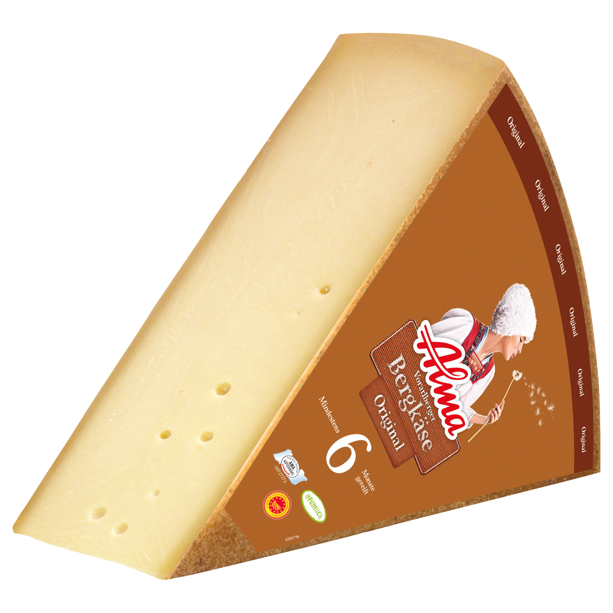 Alma Bergkäse 45% ca. 1,8kg