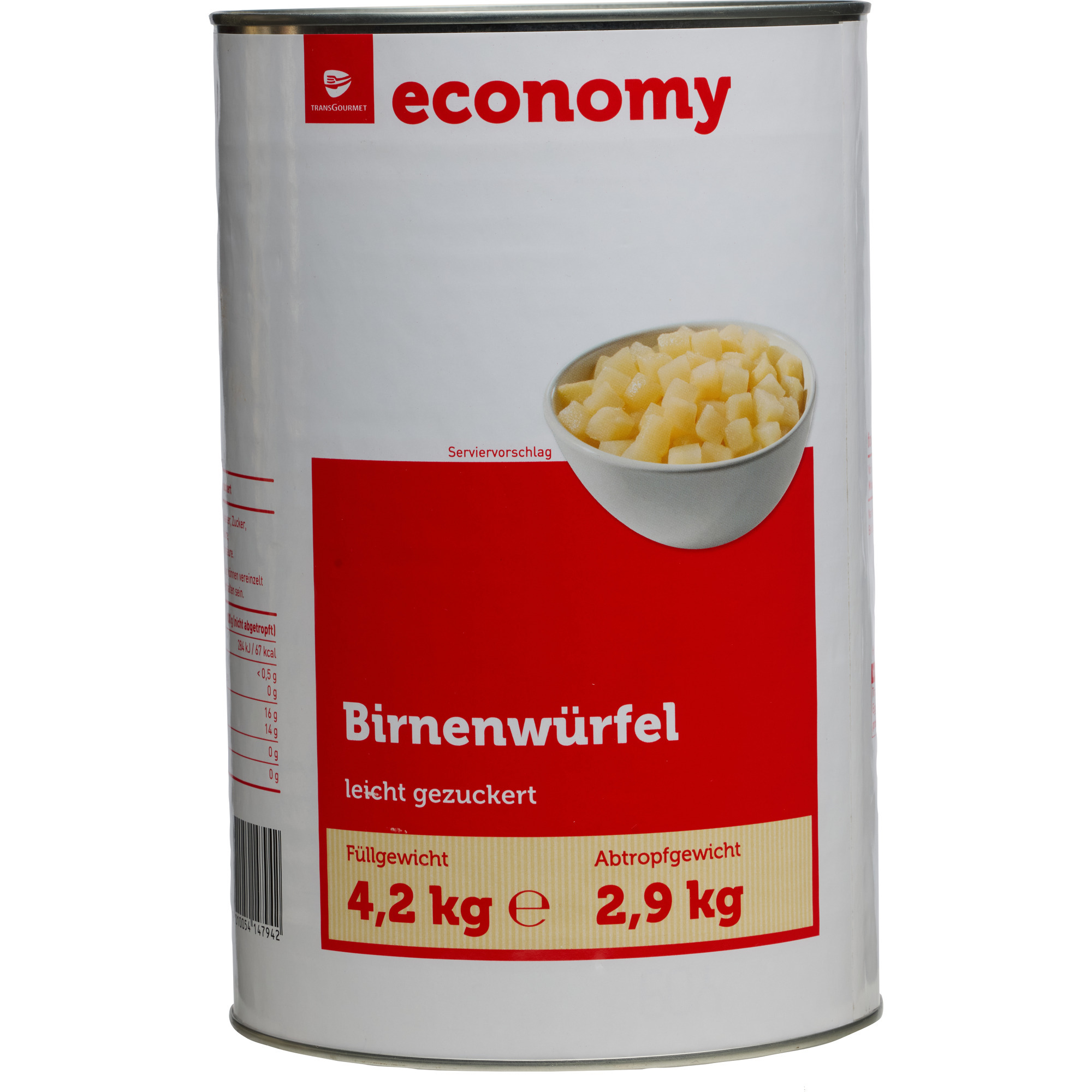 Economy Birnenwürfel gezuckert 5/1
