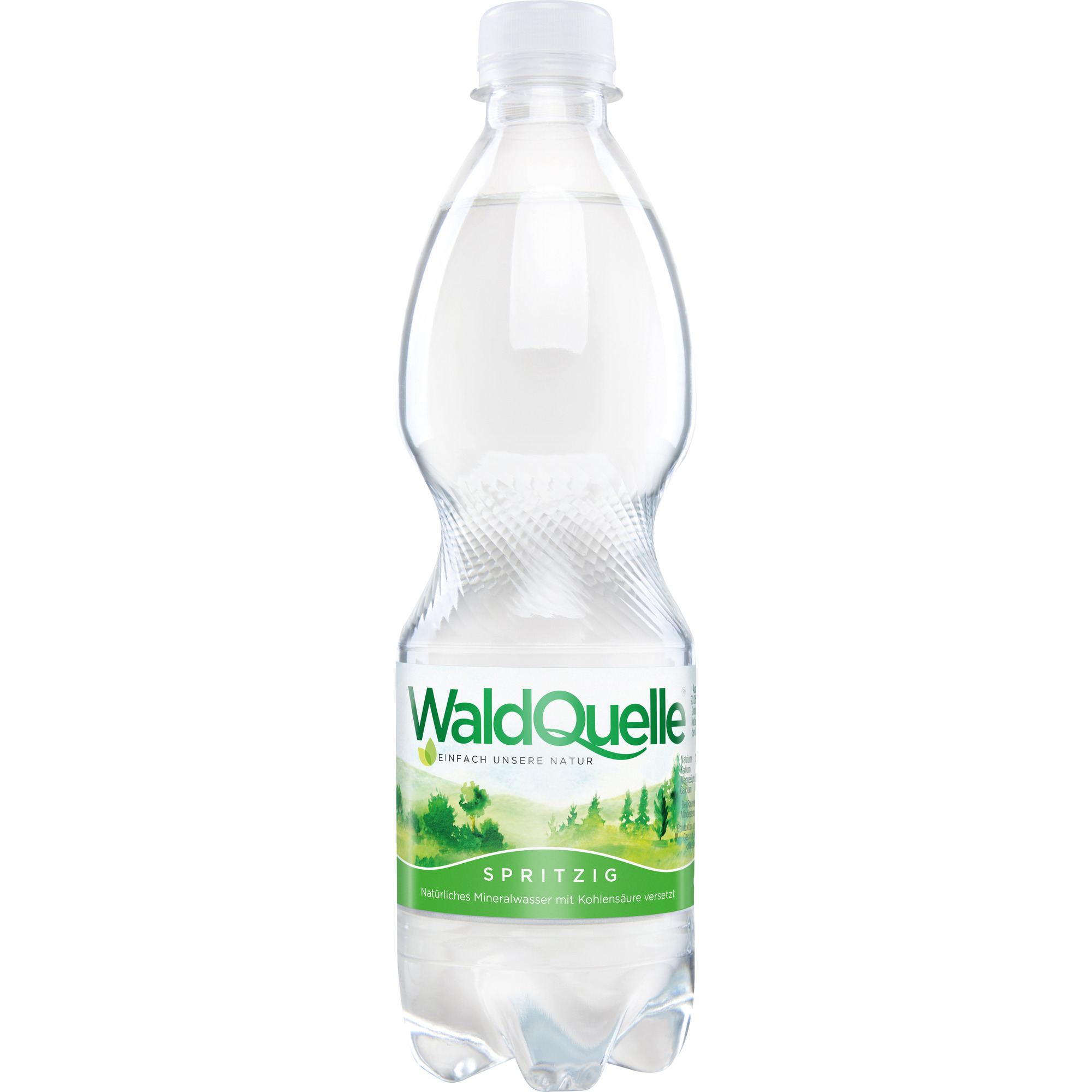 Waldquelle PET 0,5l EWP, Spritzig