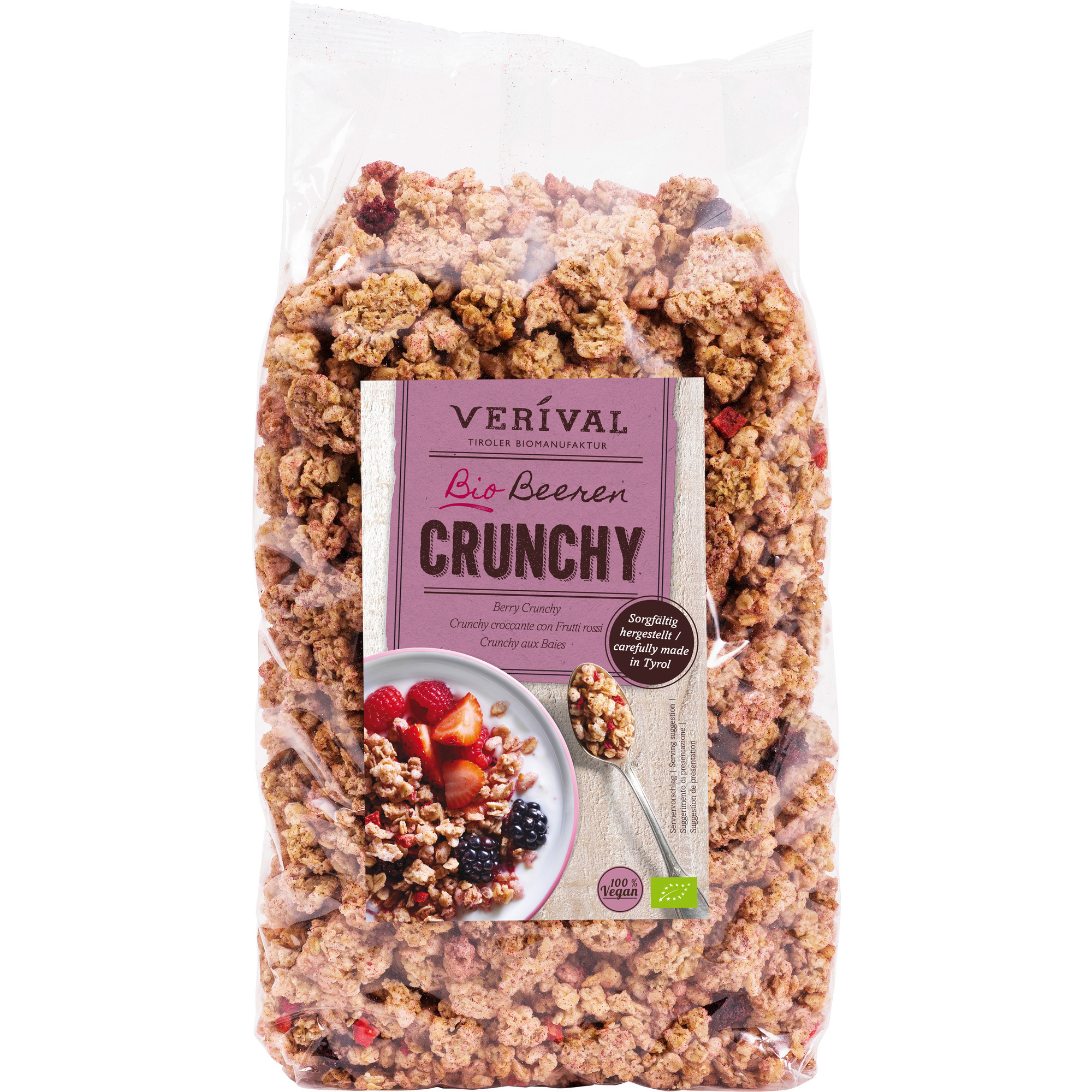 Verival Bio Müsli 1,4kg, Beeren Crunchy