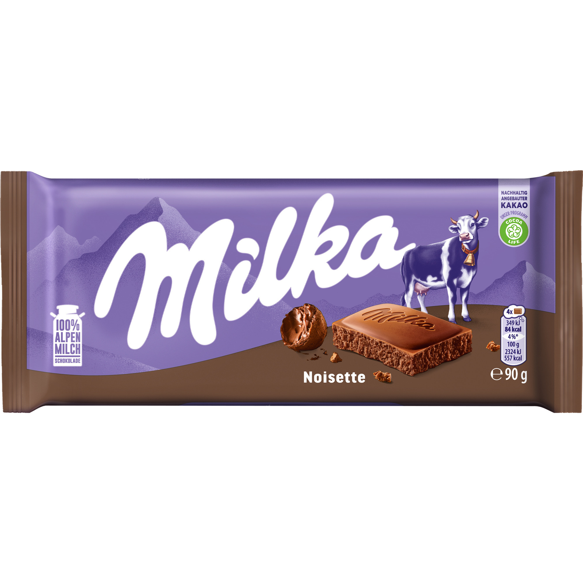 Milka Schoko 90g, Noisette