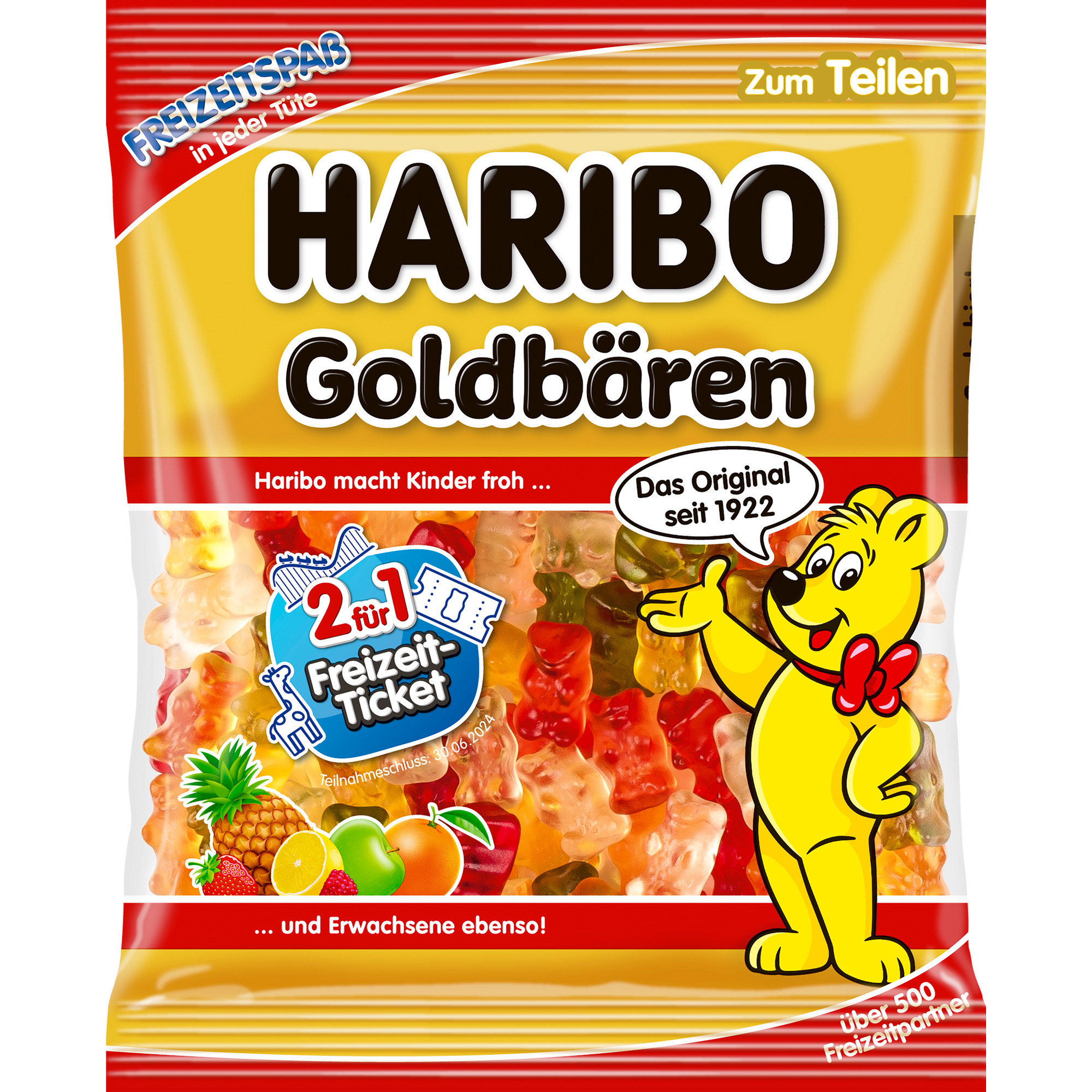 Haribo Beutel 175g, Goldbären