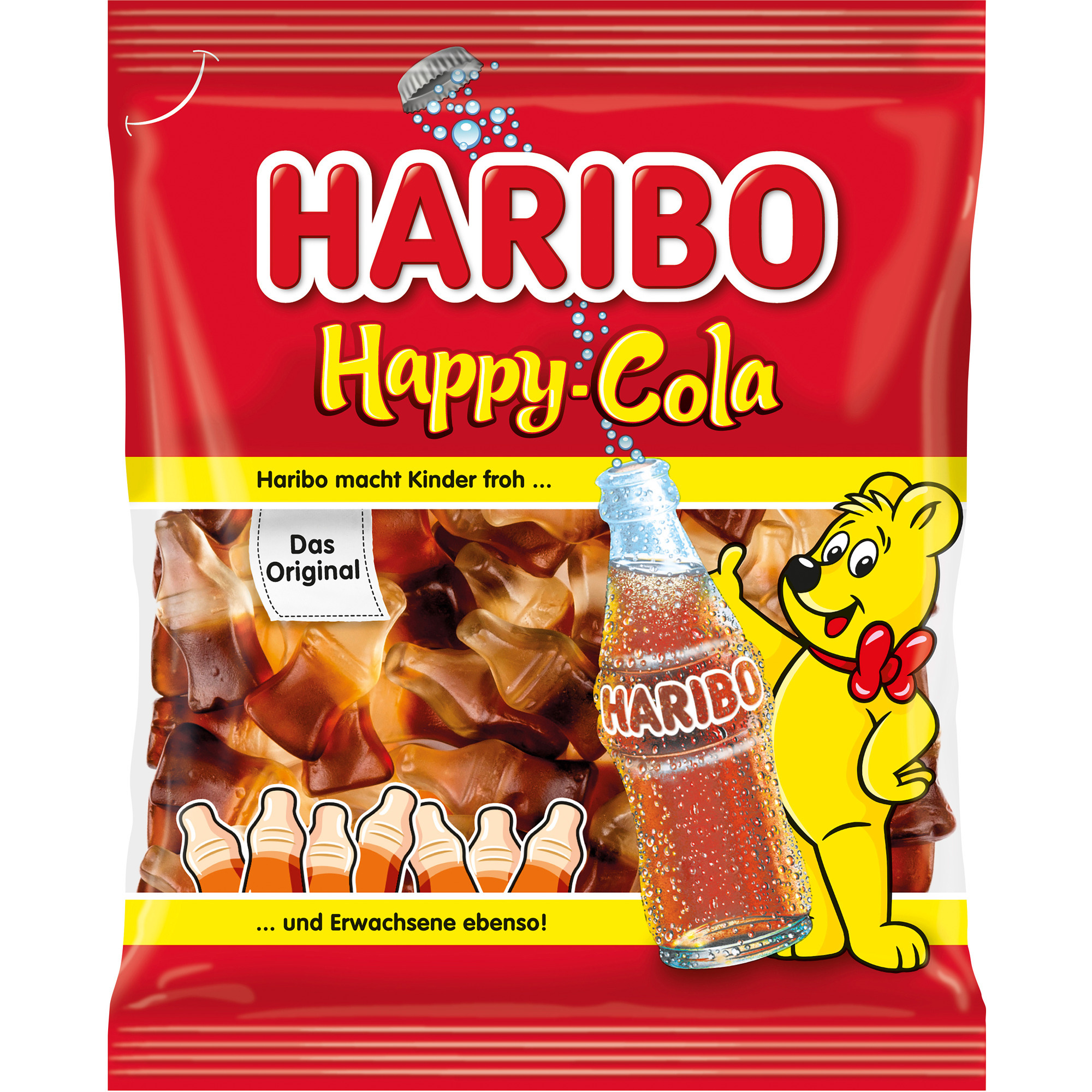 Haribo Beutel 175g, Happy Cola