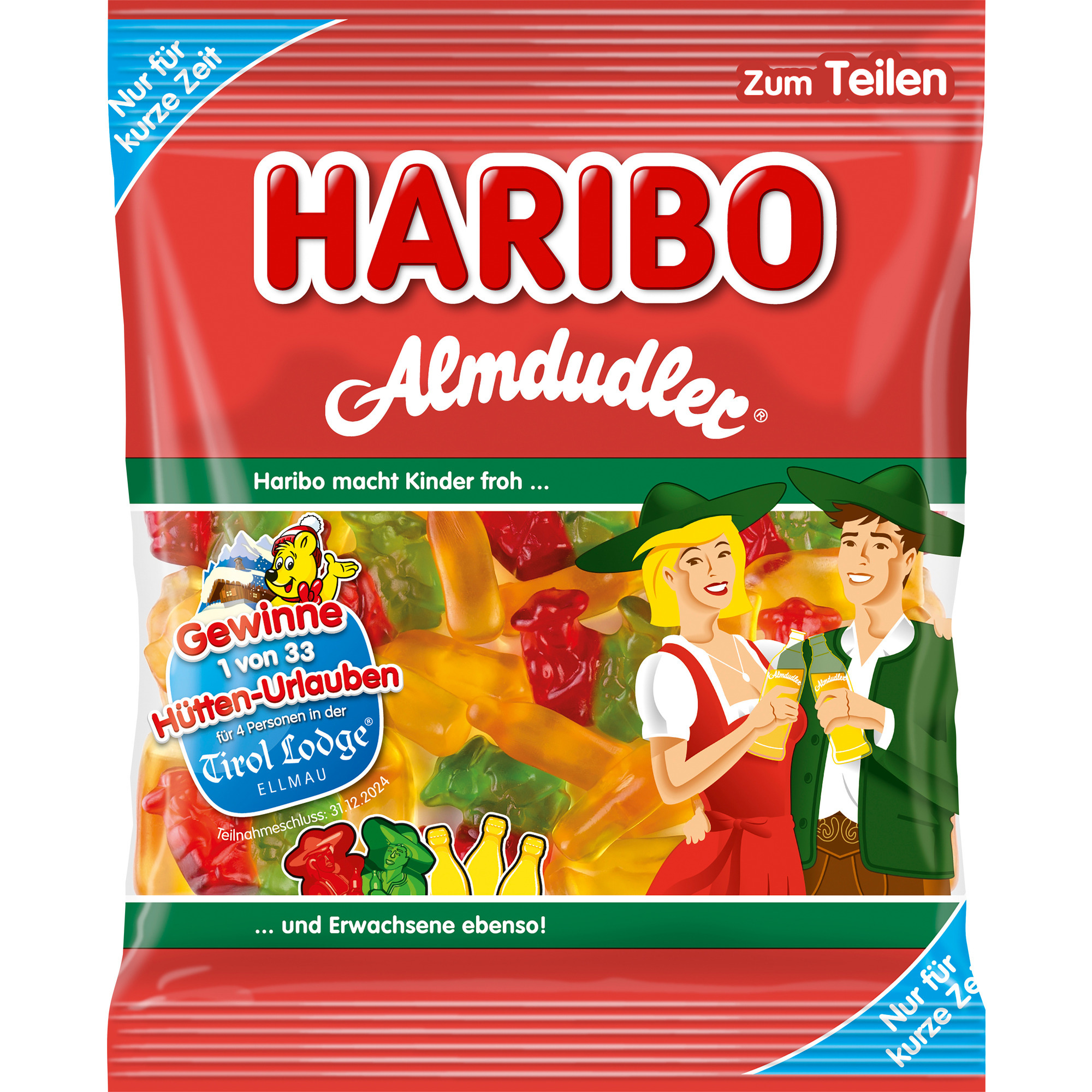 Haribo Beutel 160g, Almdudler
