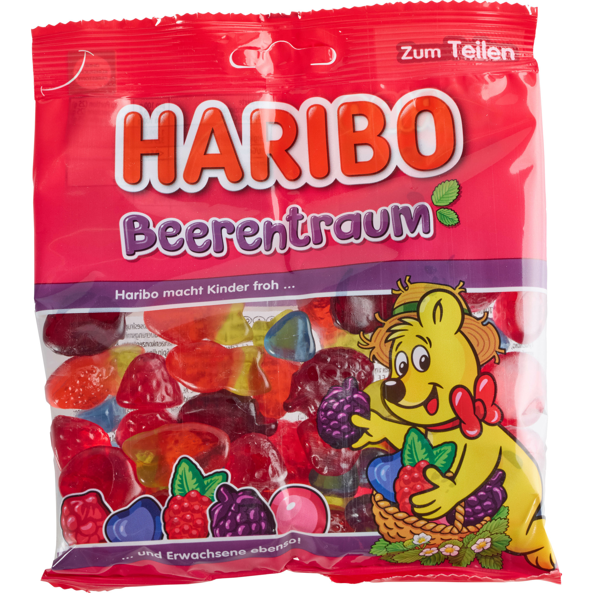 Haribo Beutel 160g, Beerentraum