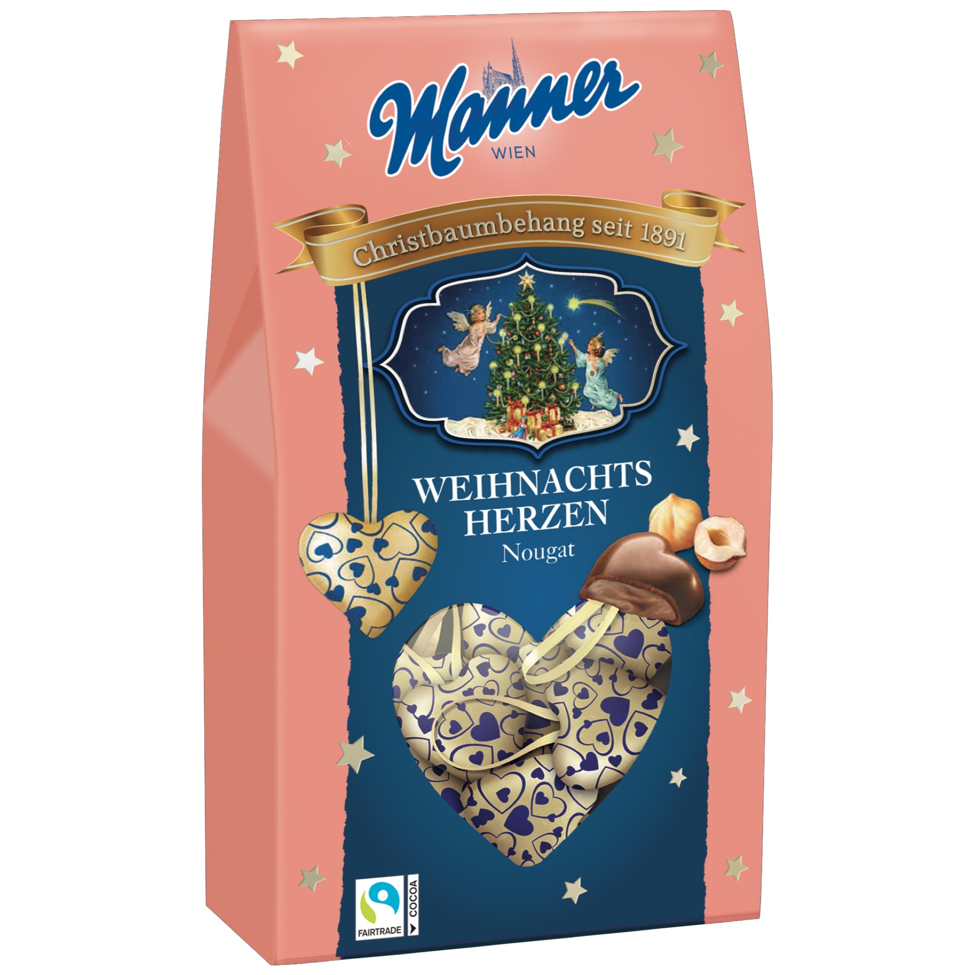 Manner nugátové srdiečka 35ks 210g