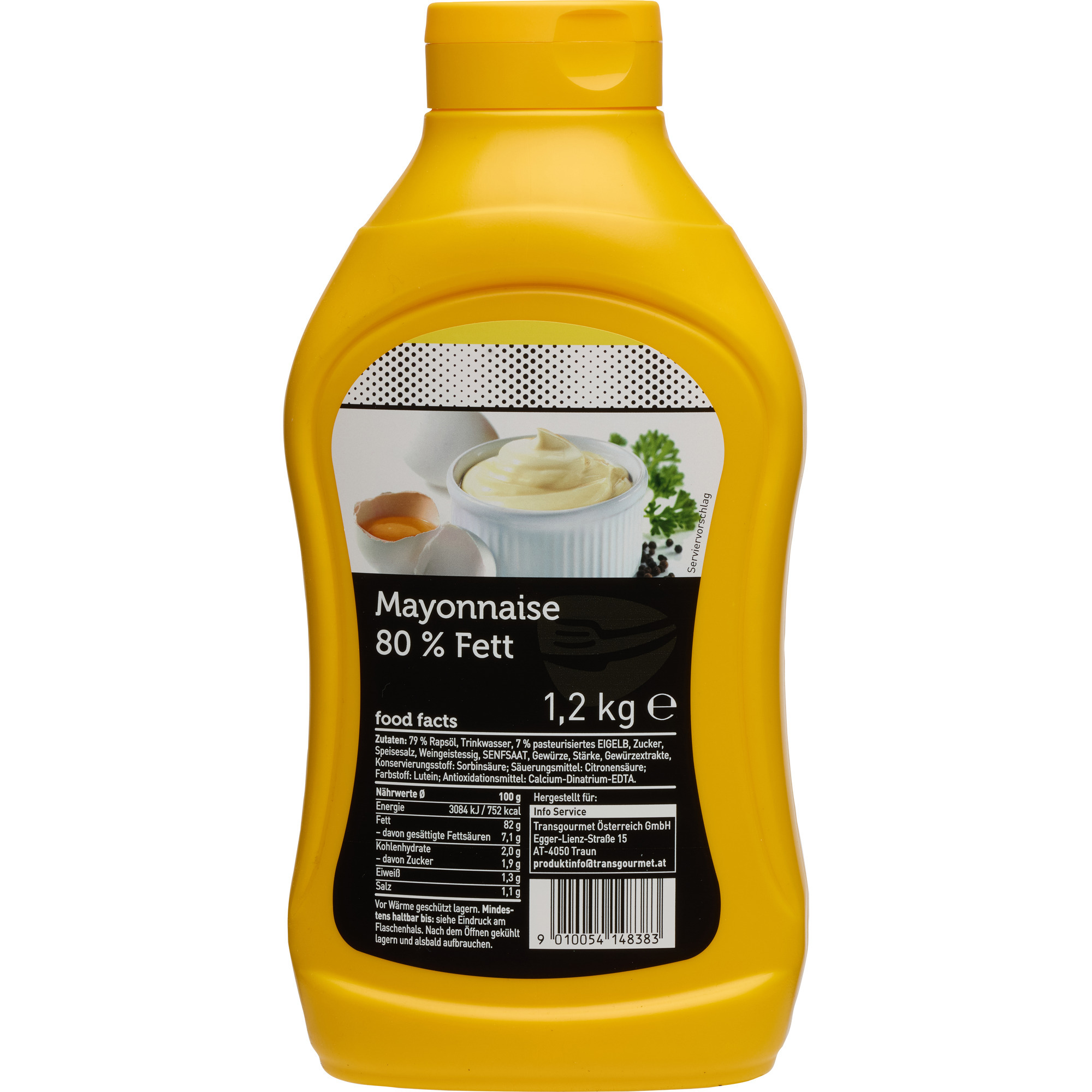Quality Mayonnaise 80% Fett 1,2kg