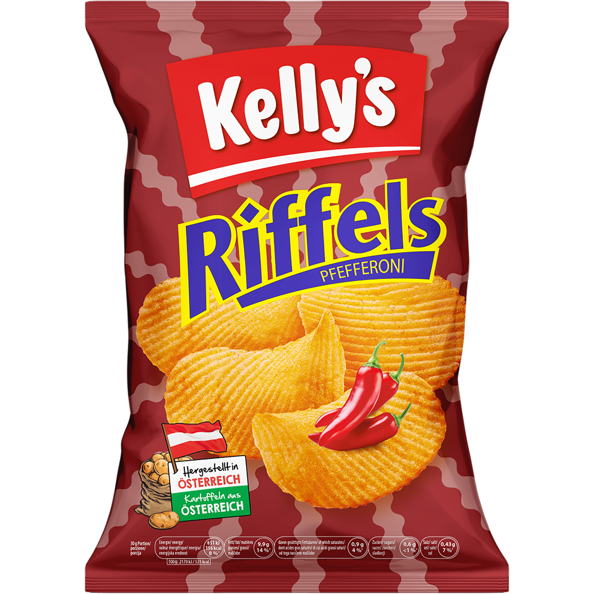 Kelly Riffels 130g, Pfefferoni