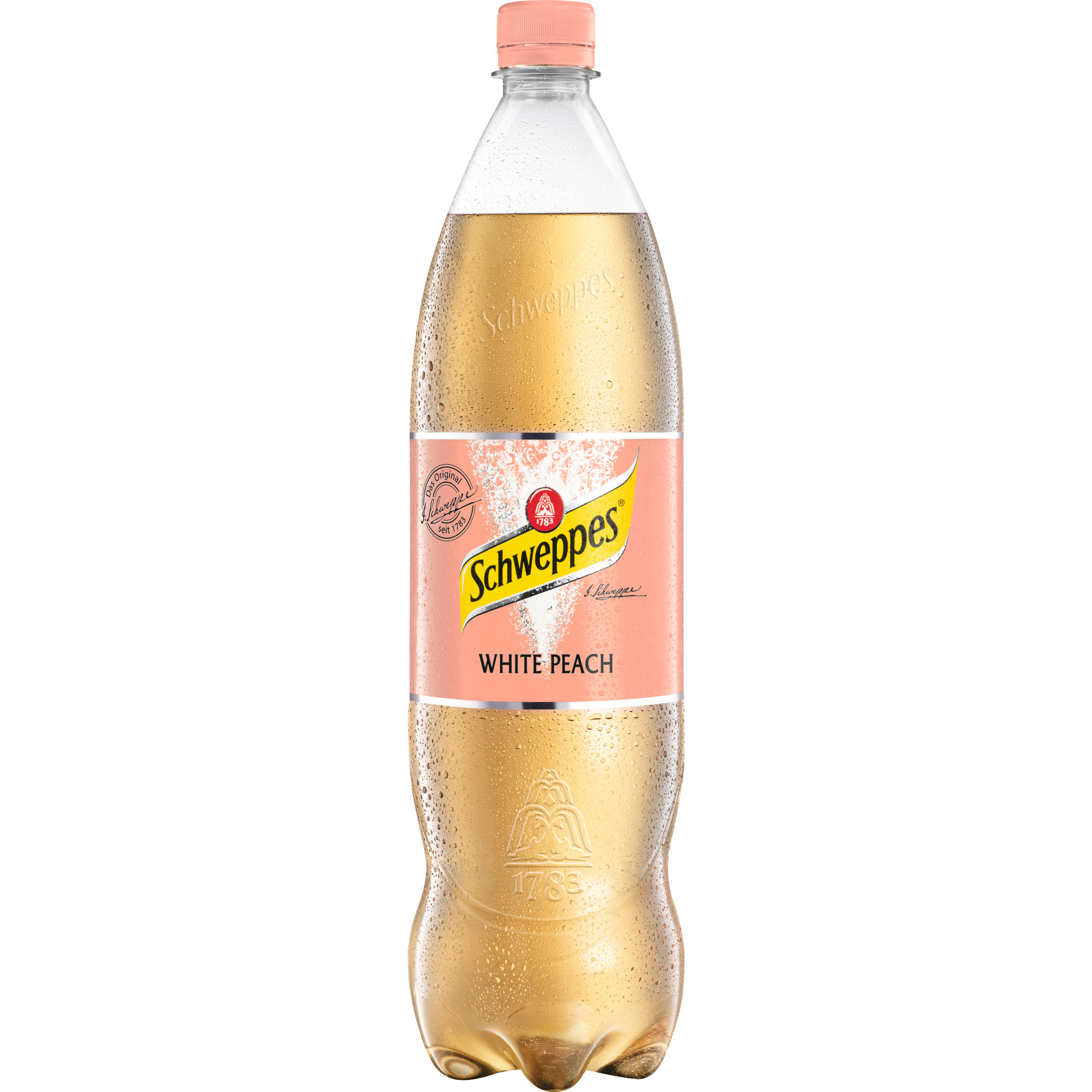 Schweppes PET 1,25l EWP, White Peach