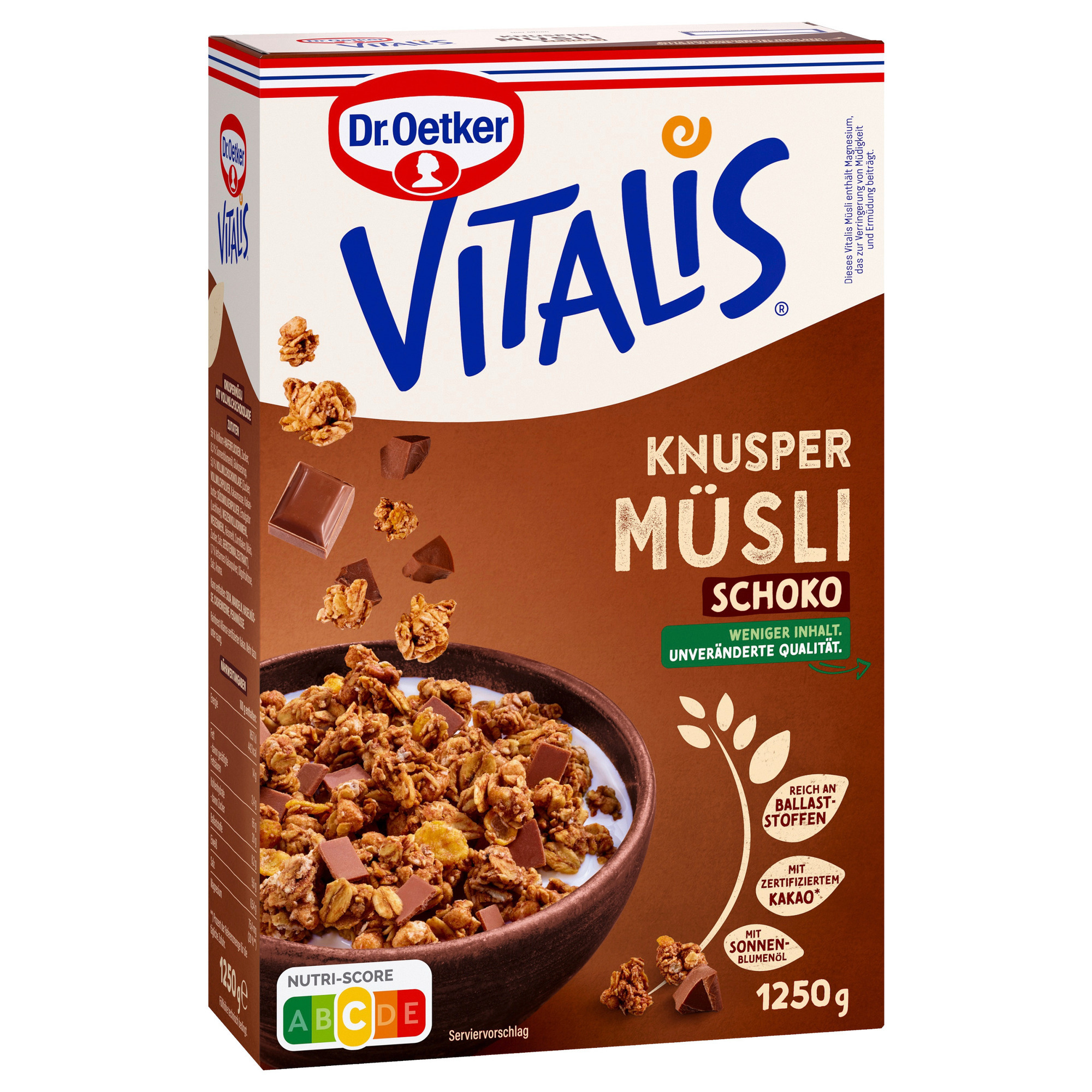 Oetker Vitalis 1,25kg, Knusper Schoko