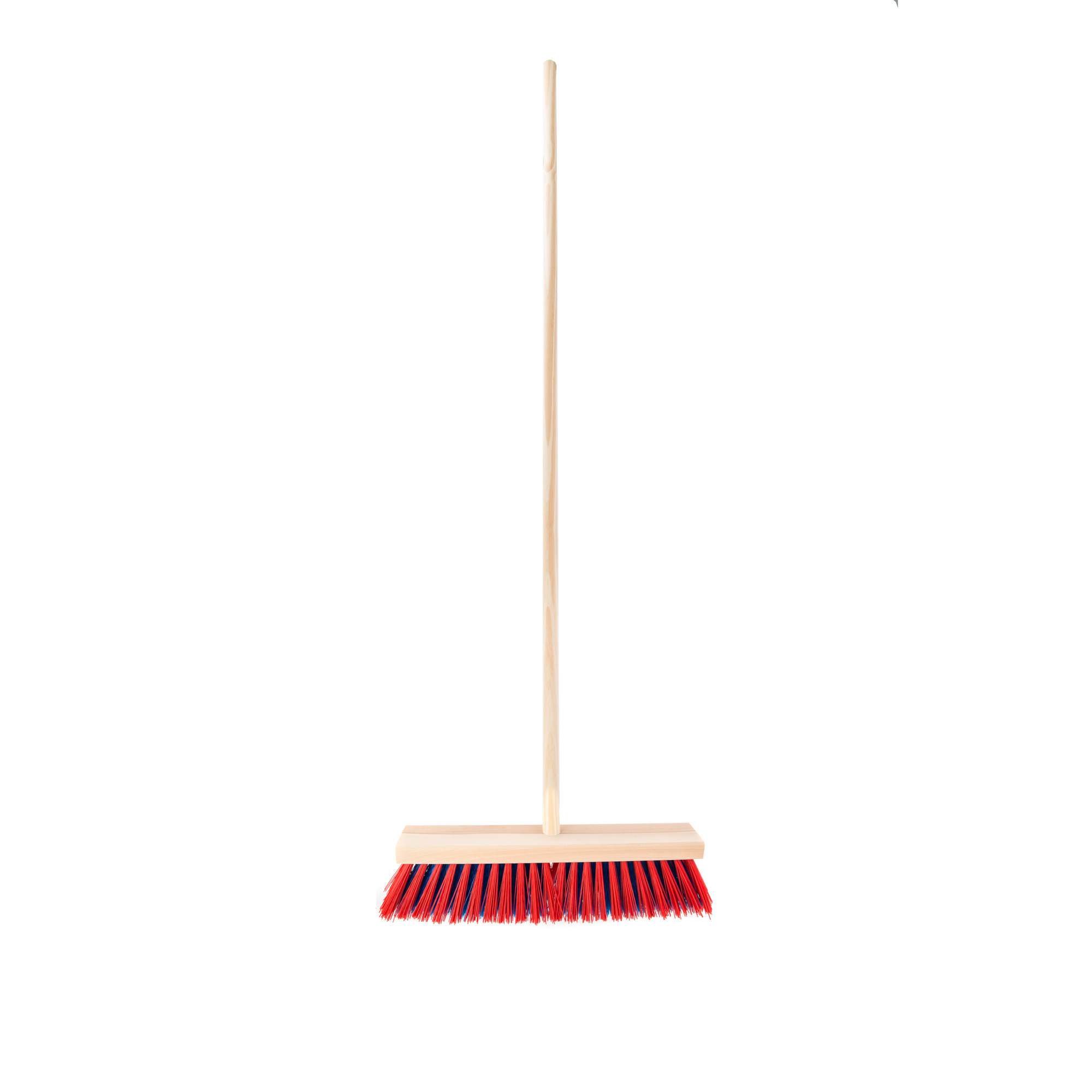Straßenbesen 2-färbig m. Stiel 40cm