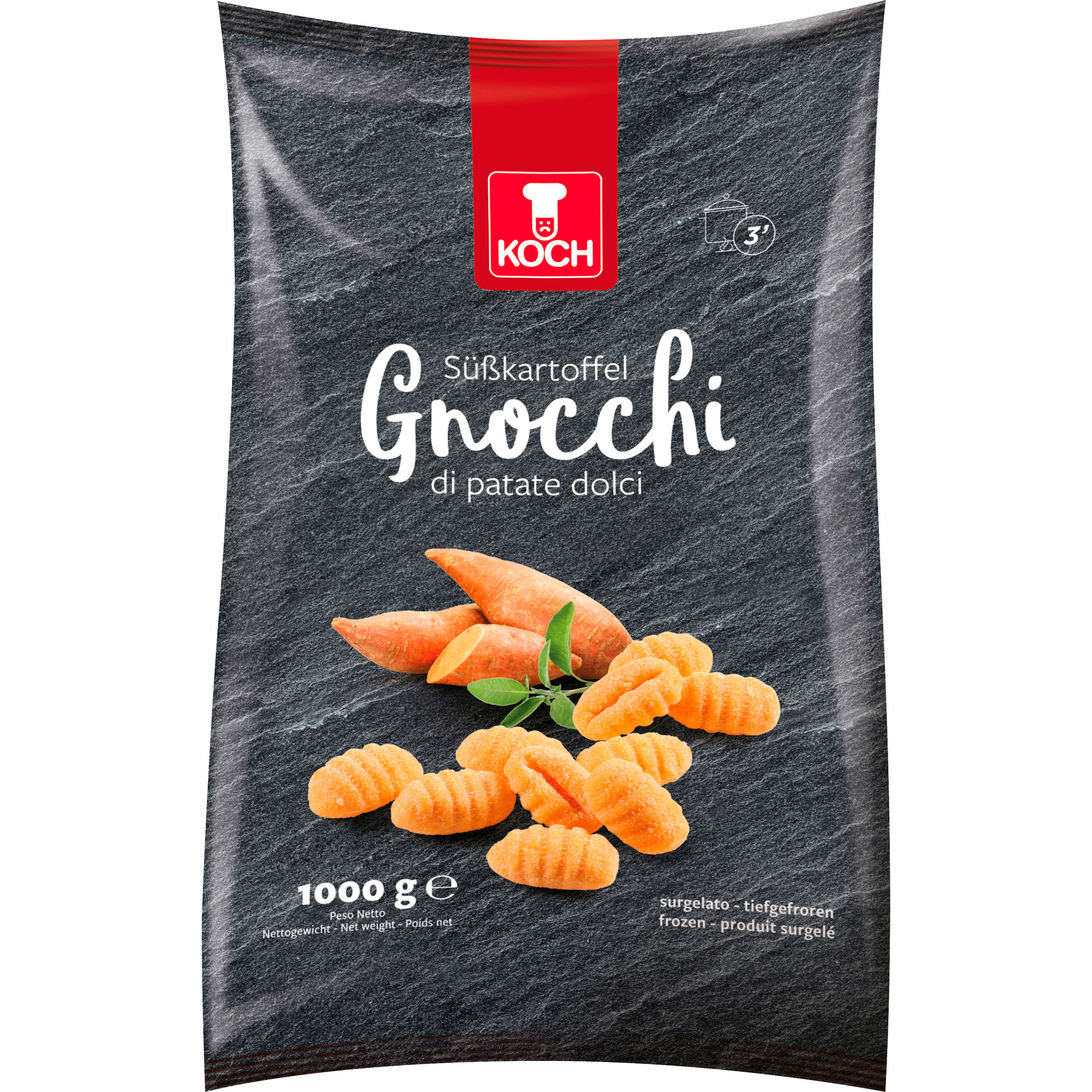 Koch Gnocchi Süßkartoffel TK 1kg