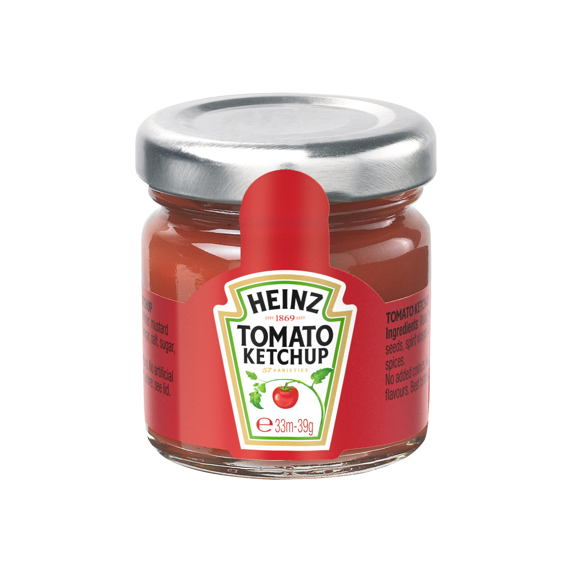 Heinz Porc. poháriky sklo kečup 80x34ml