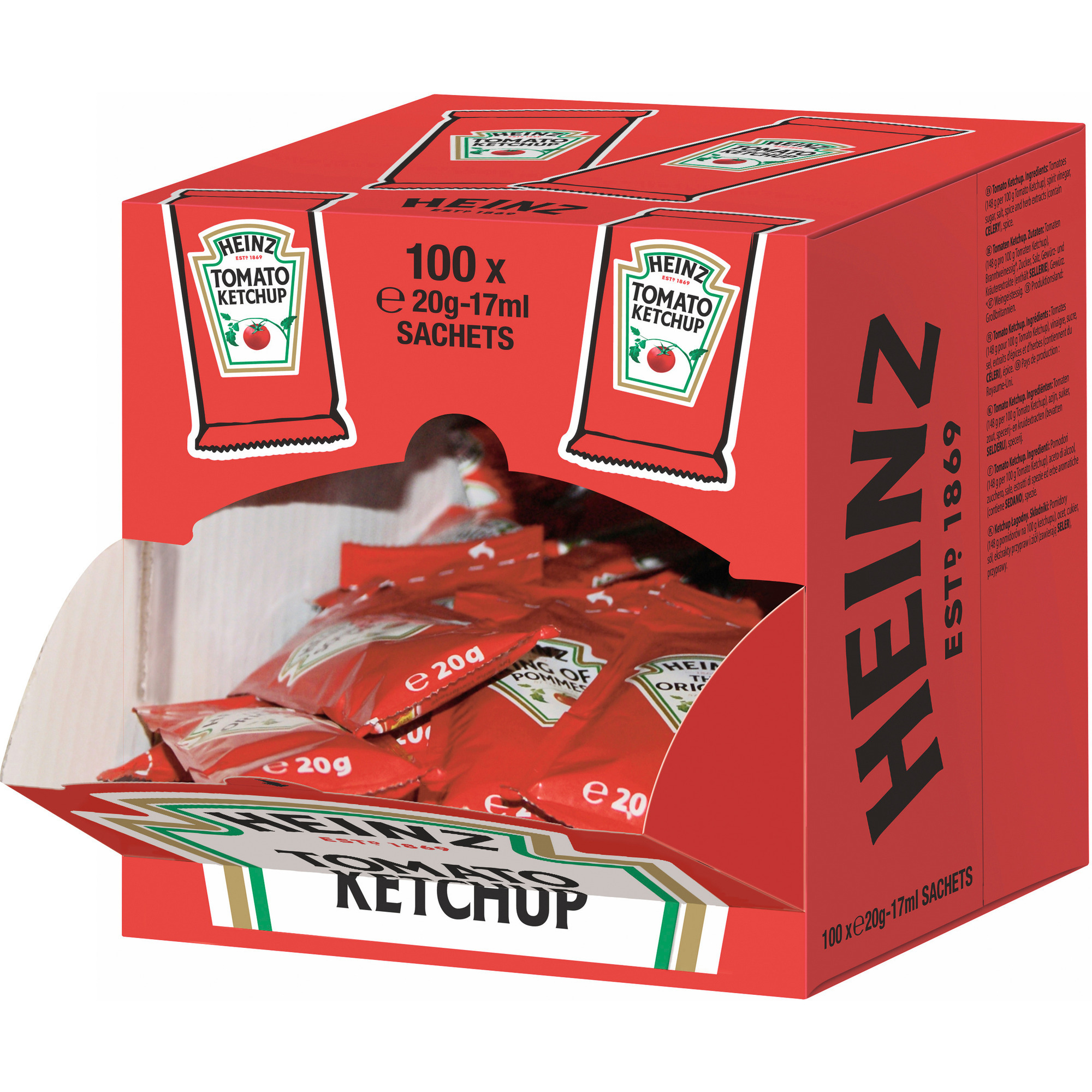 Heinz Tomato Ketchup Port. 100x20g