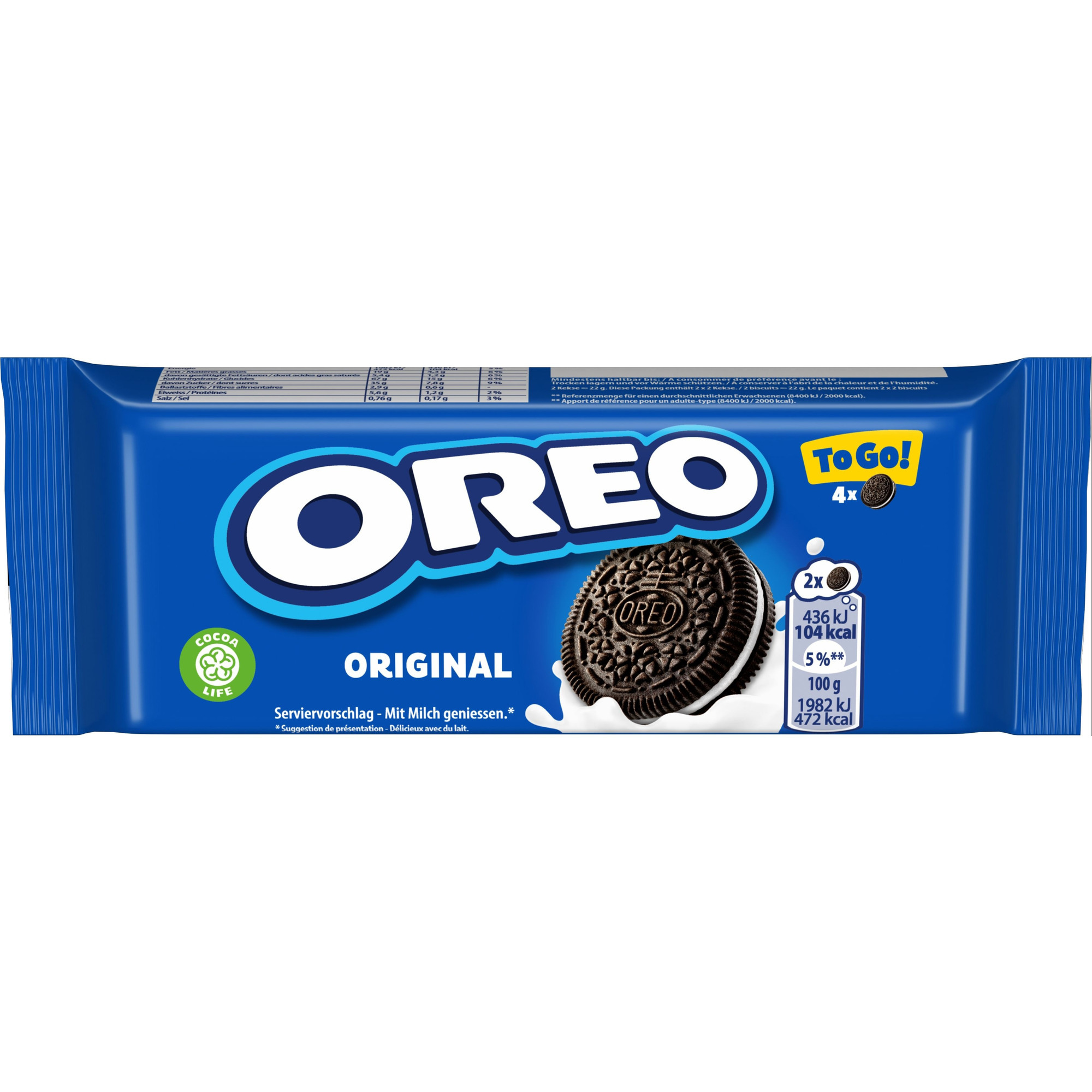 Oreo Classic Single 44g, Vanillecreme