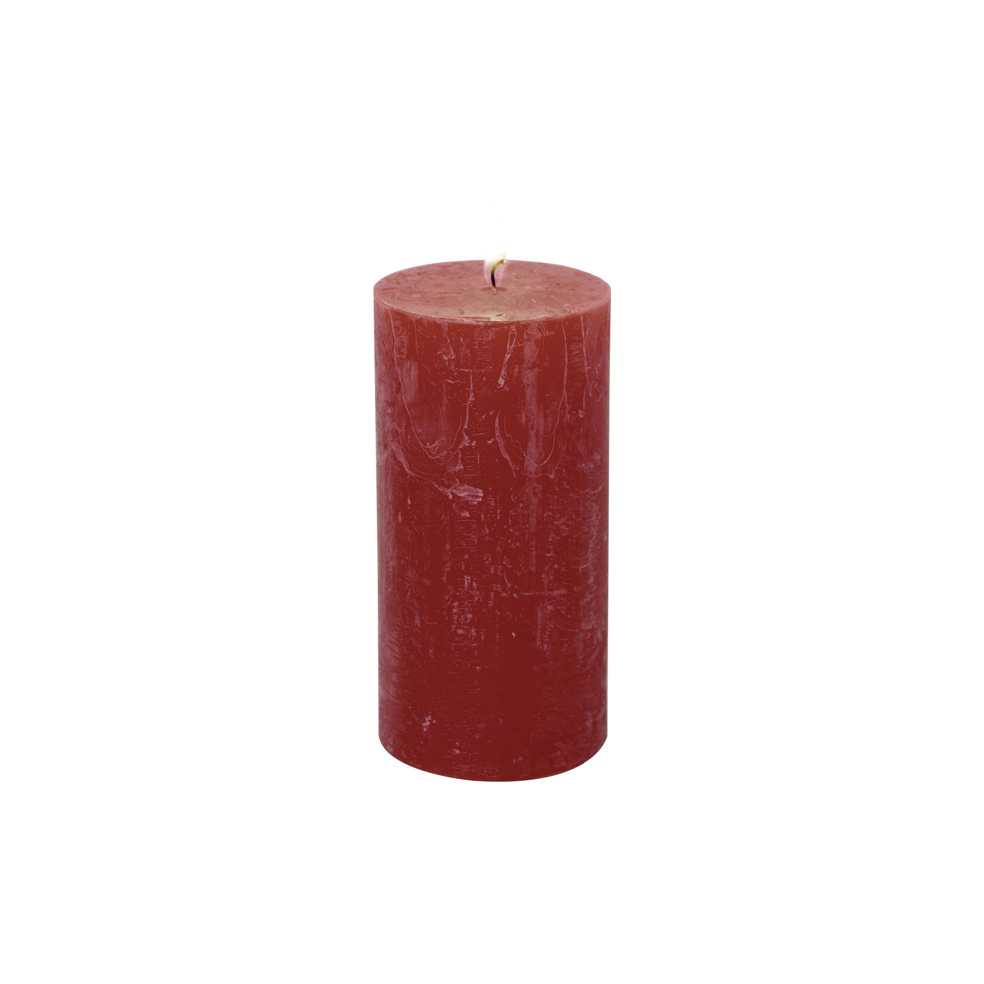Stumpenkerze 7x14cm versch. Farben