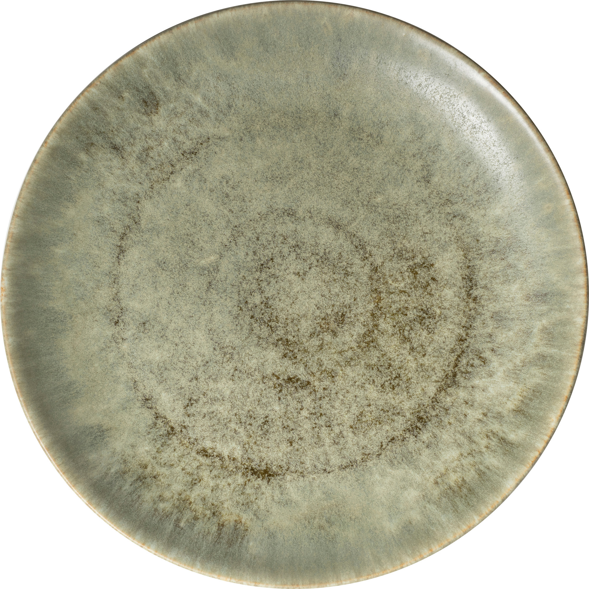 Gipfelstück Teller Fl. Moos grün 26,5cm