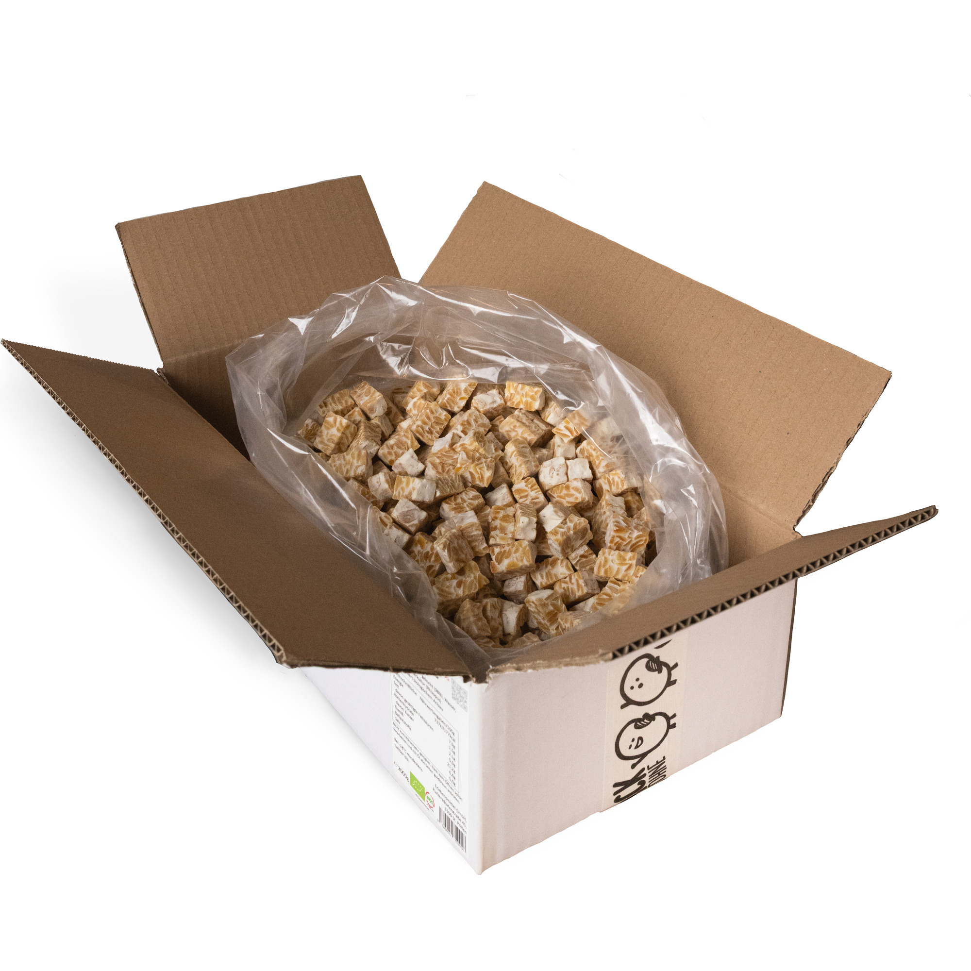 Zack die Bohne BioTempeh gewürfelt TK2kg