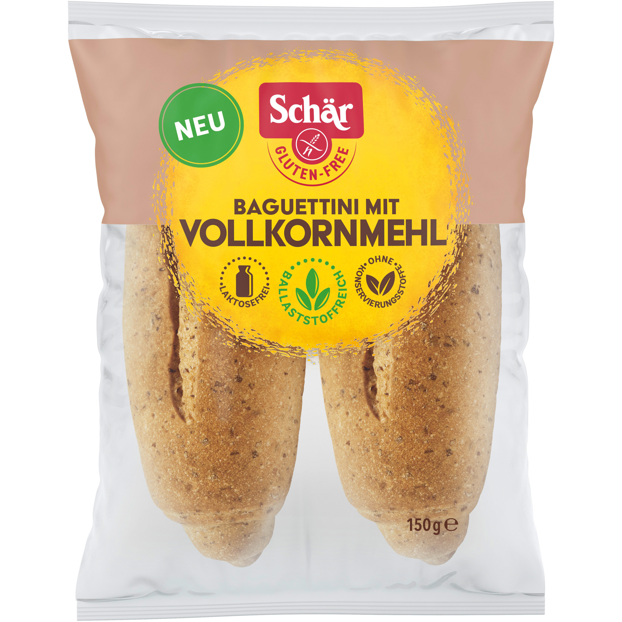 Schär Baguettini m. Vollkornmehl 150g