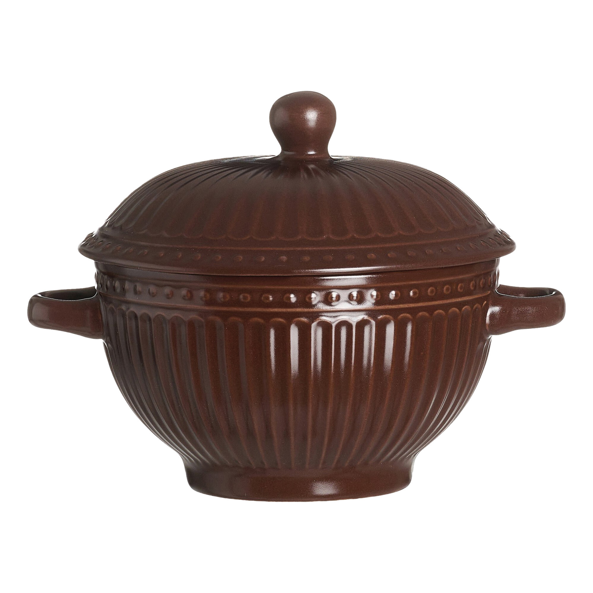 Senja Bowl m. Deckel Braun 0,6lt.