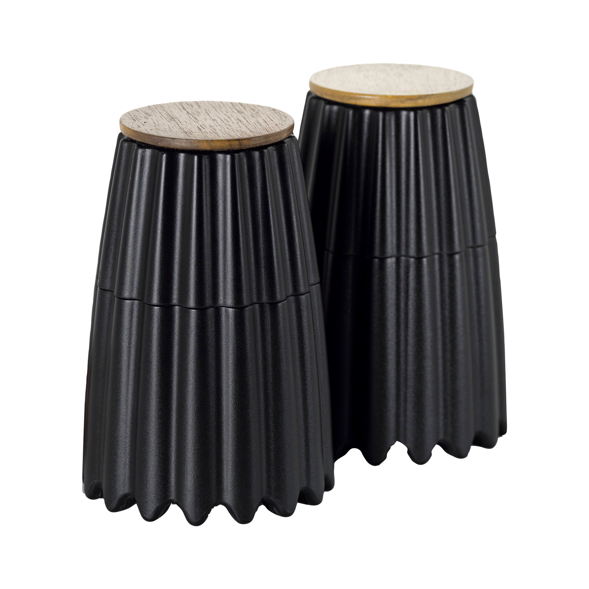 MagTwo Pfeffer/Salz-Doppelmühle schwarz