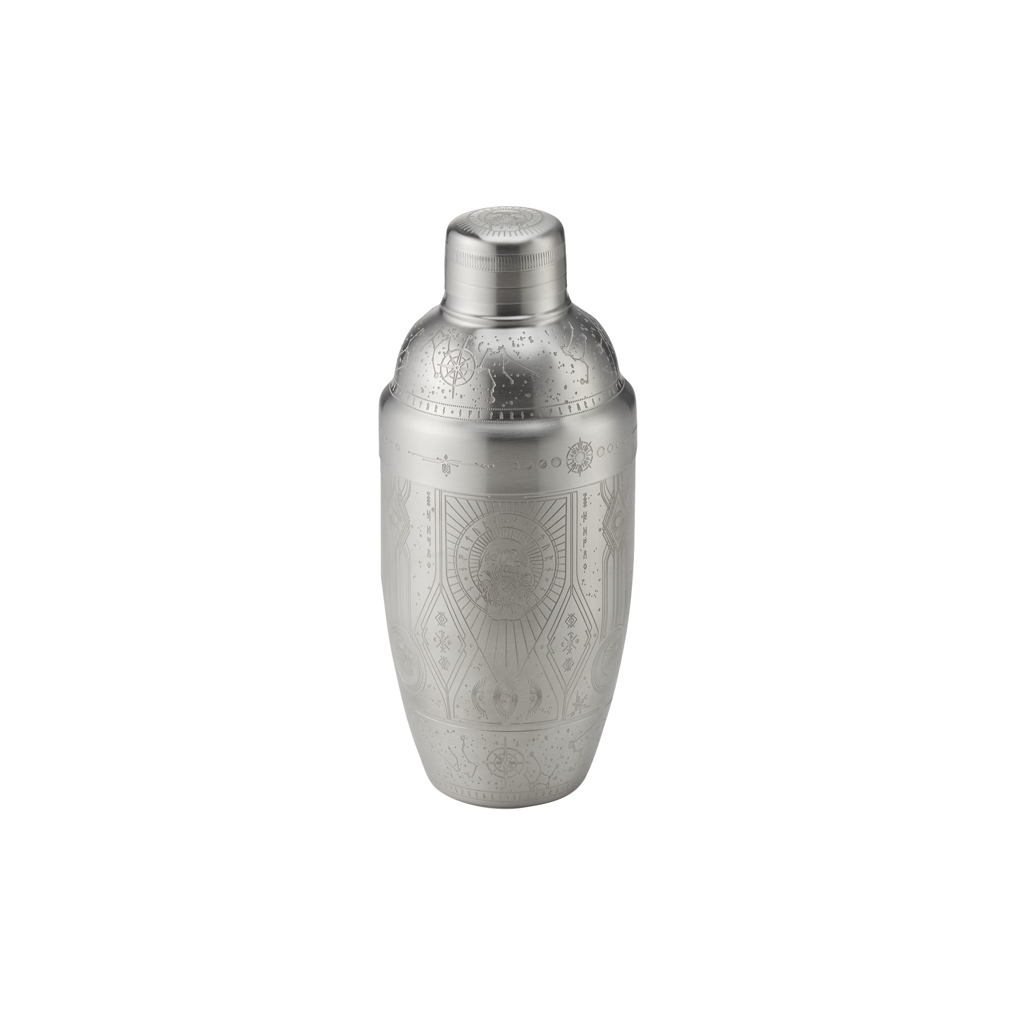 Nocturn Shaker Tattoo silber 0,5l