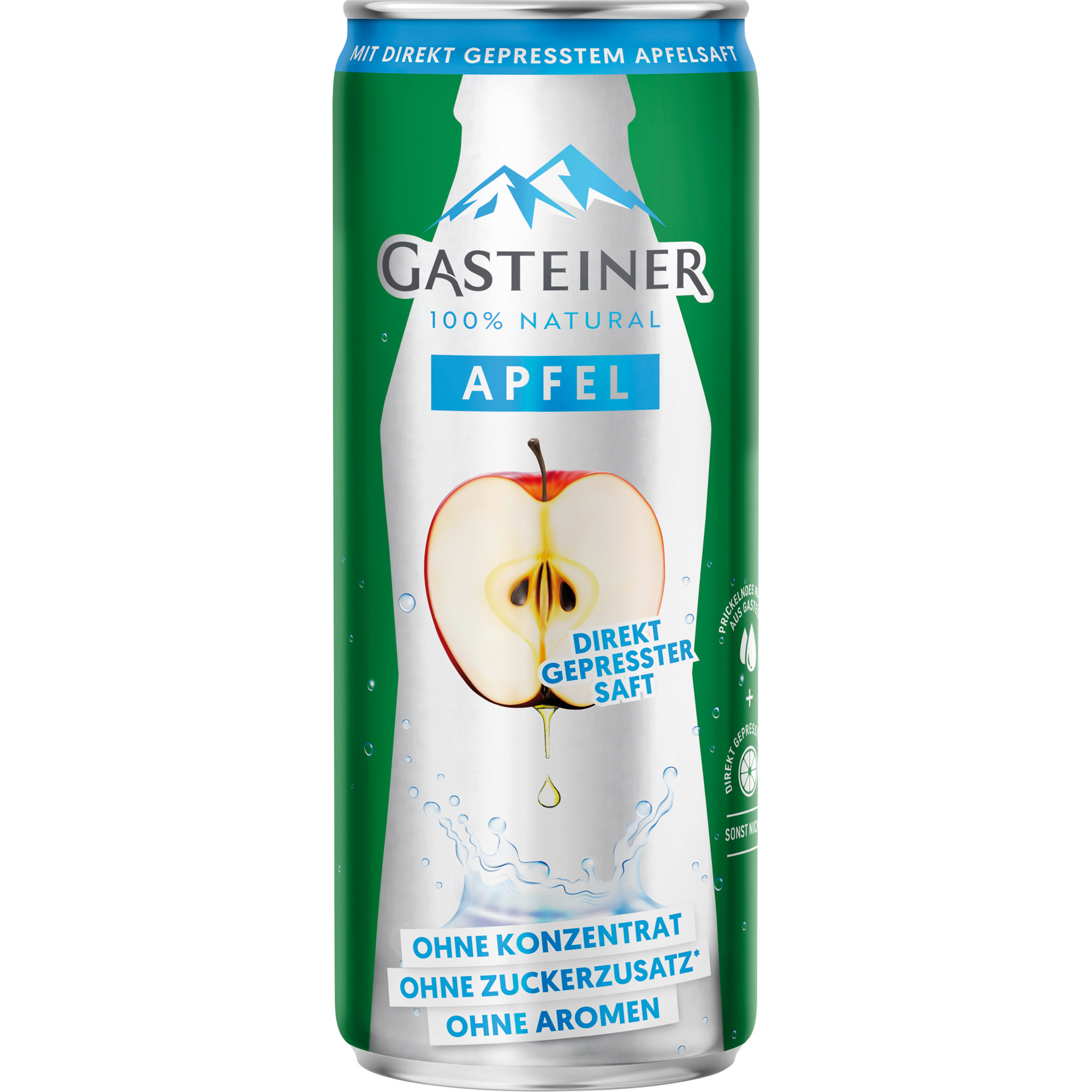 Gasteiner Dose 0,33l EWP, Apfel