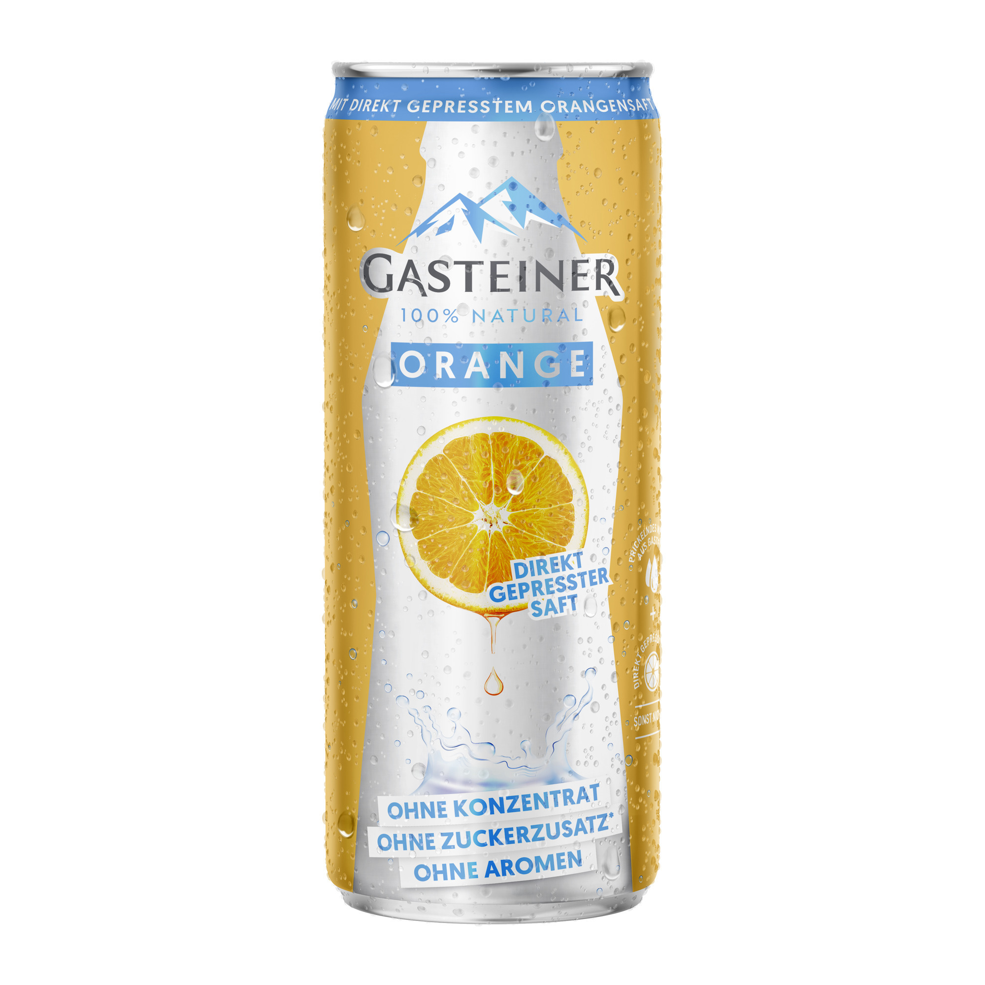 Gasteiner Dose 0,33l EWP, Orange