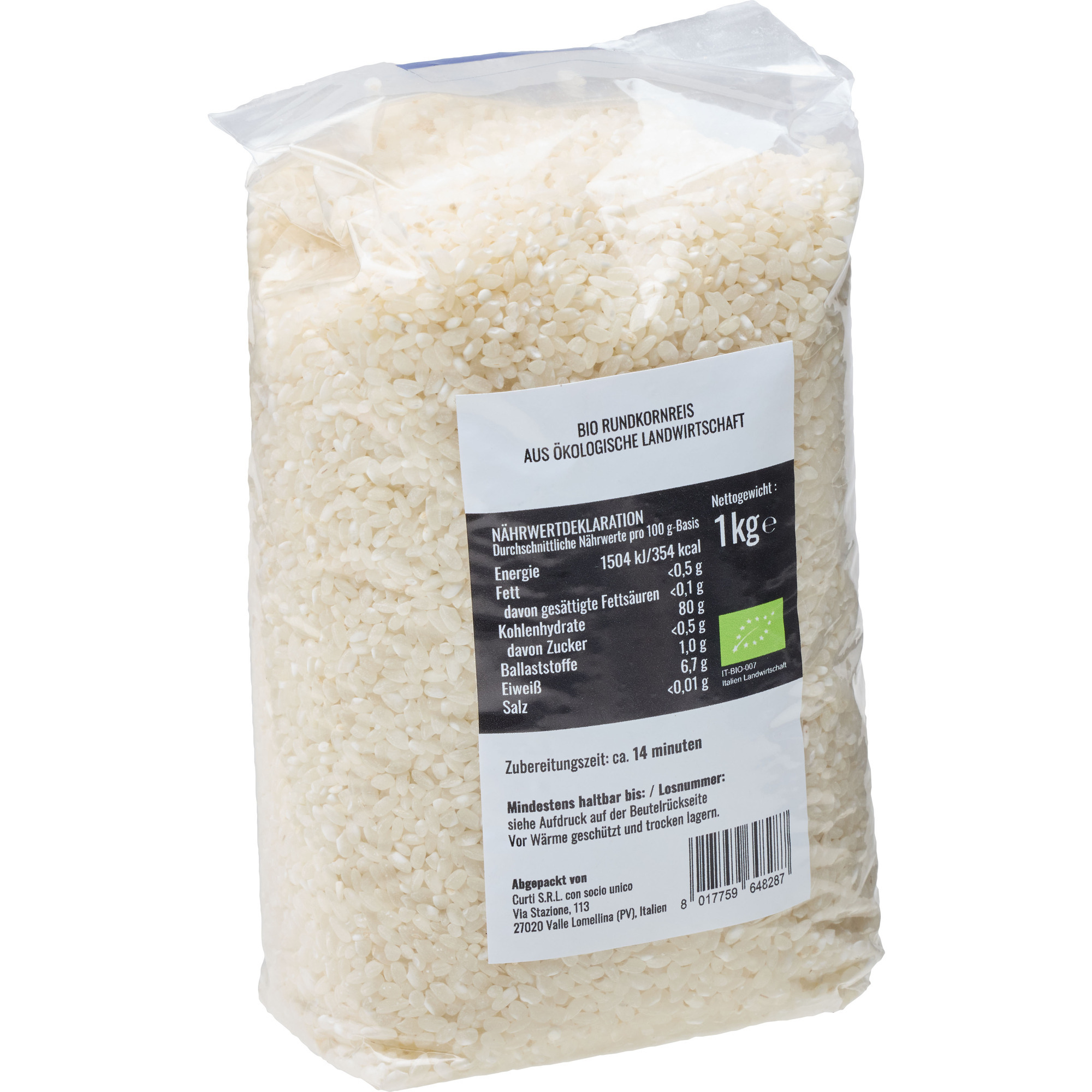 Curtiriso Bio Rundkornreis 1kg