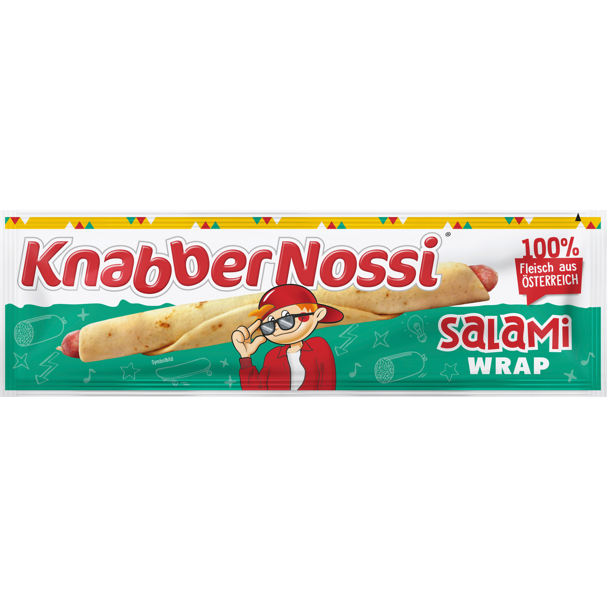 Knabbernossi Salami Wrap 35g