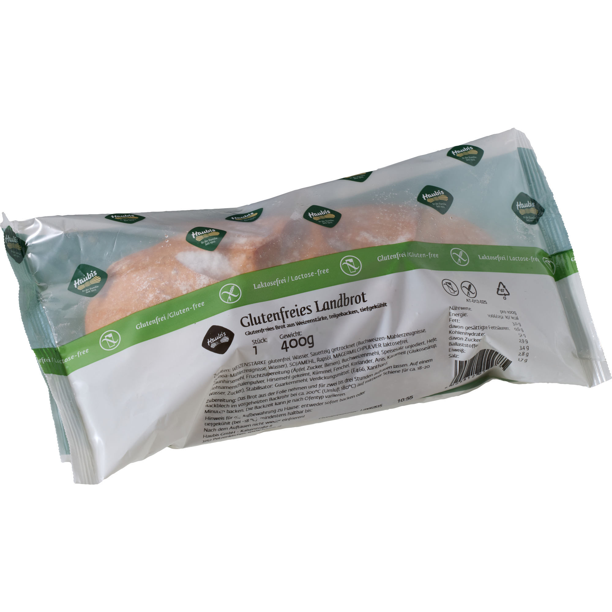 Haubis GF Landbrot TK 400g