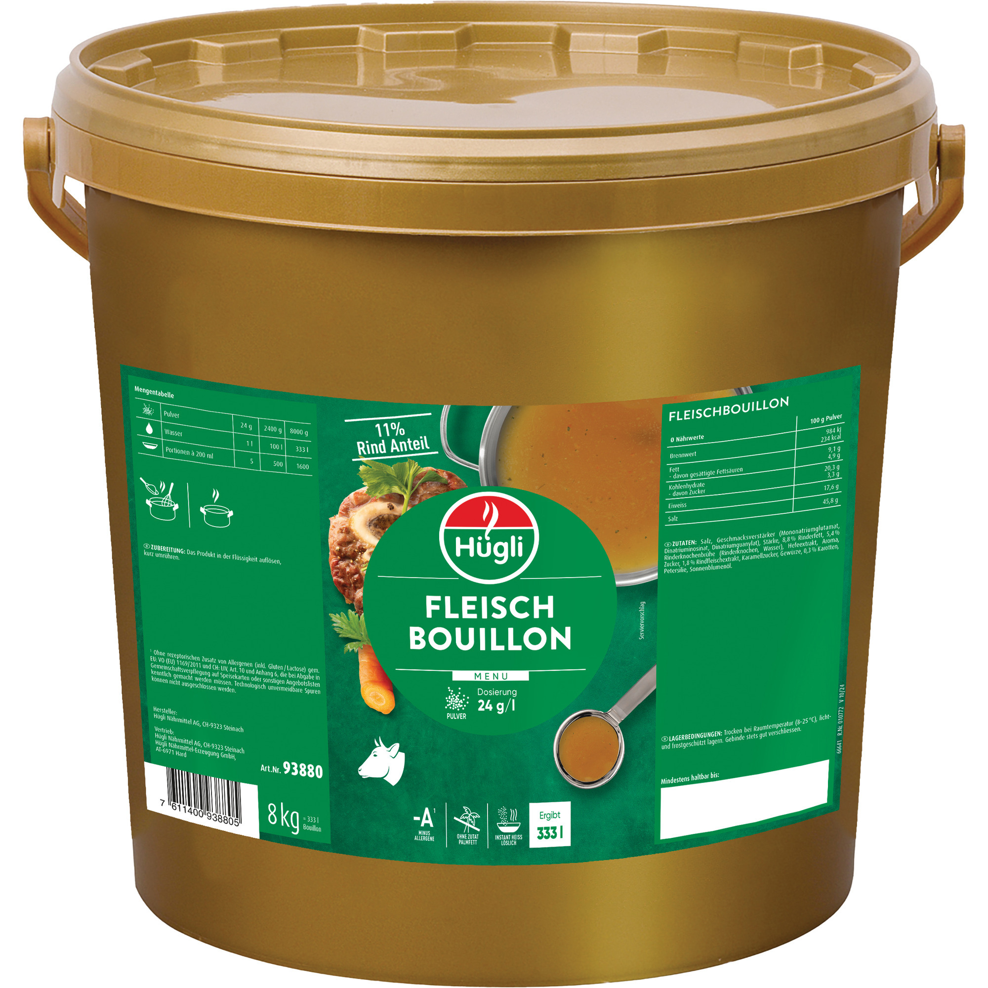 Hügli Fleischbouillon 8kg