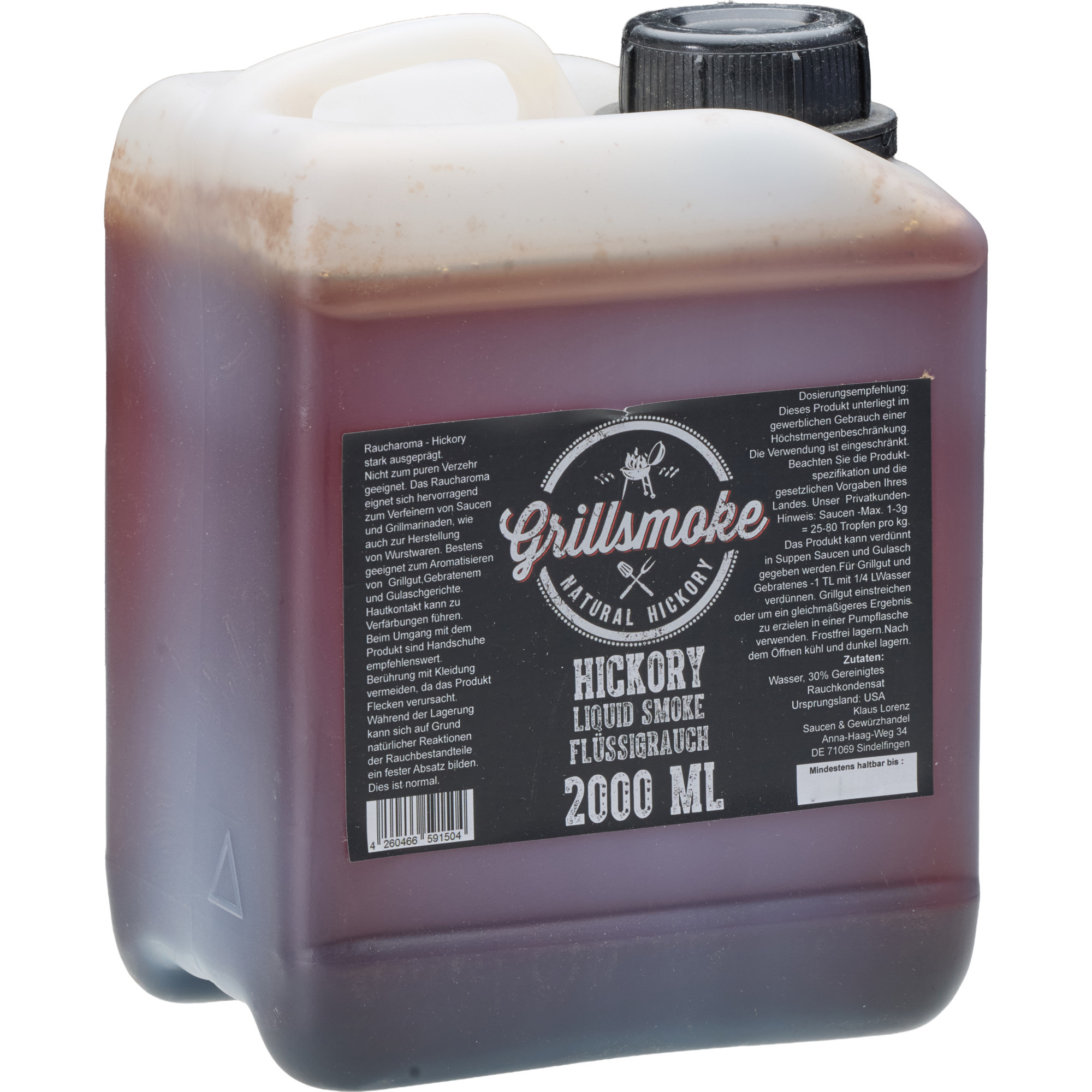 Liquidsmoke Hickory Flüssigrauch 2l