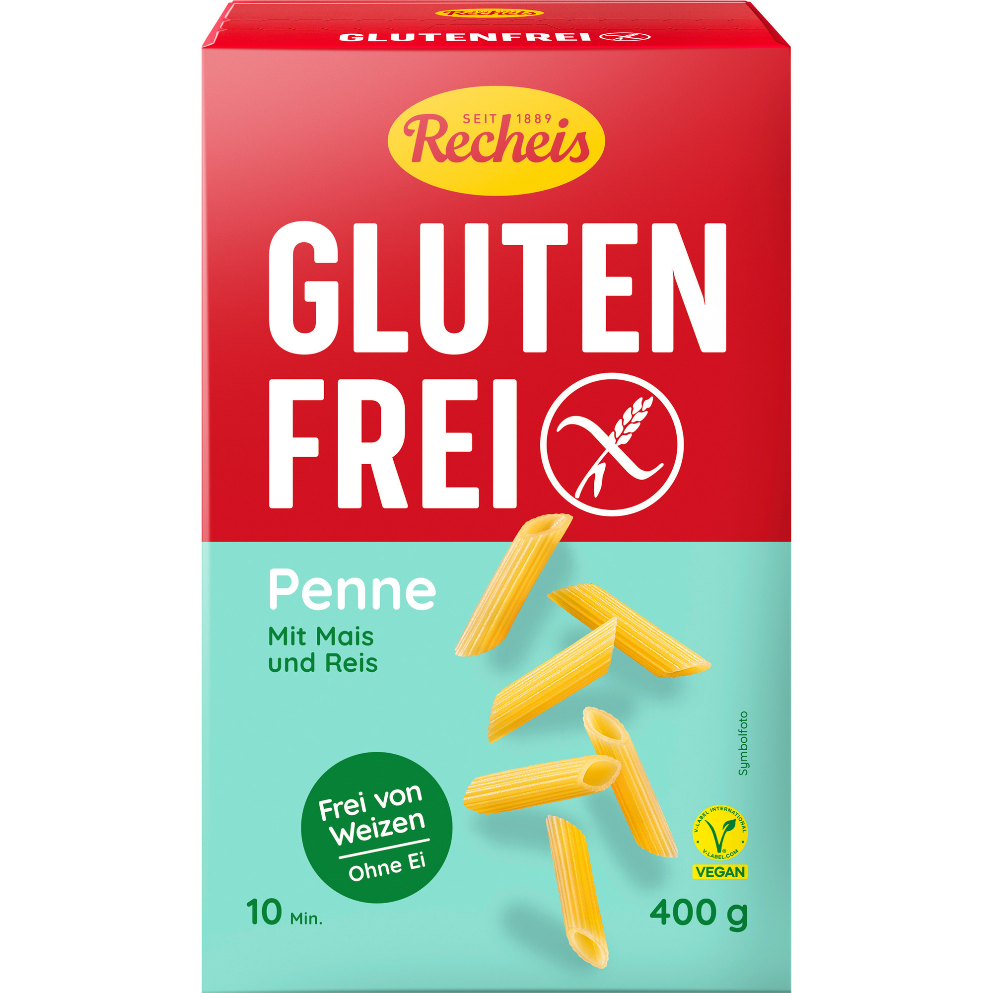 Recheis Glutenfrei 400g, Penne