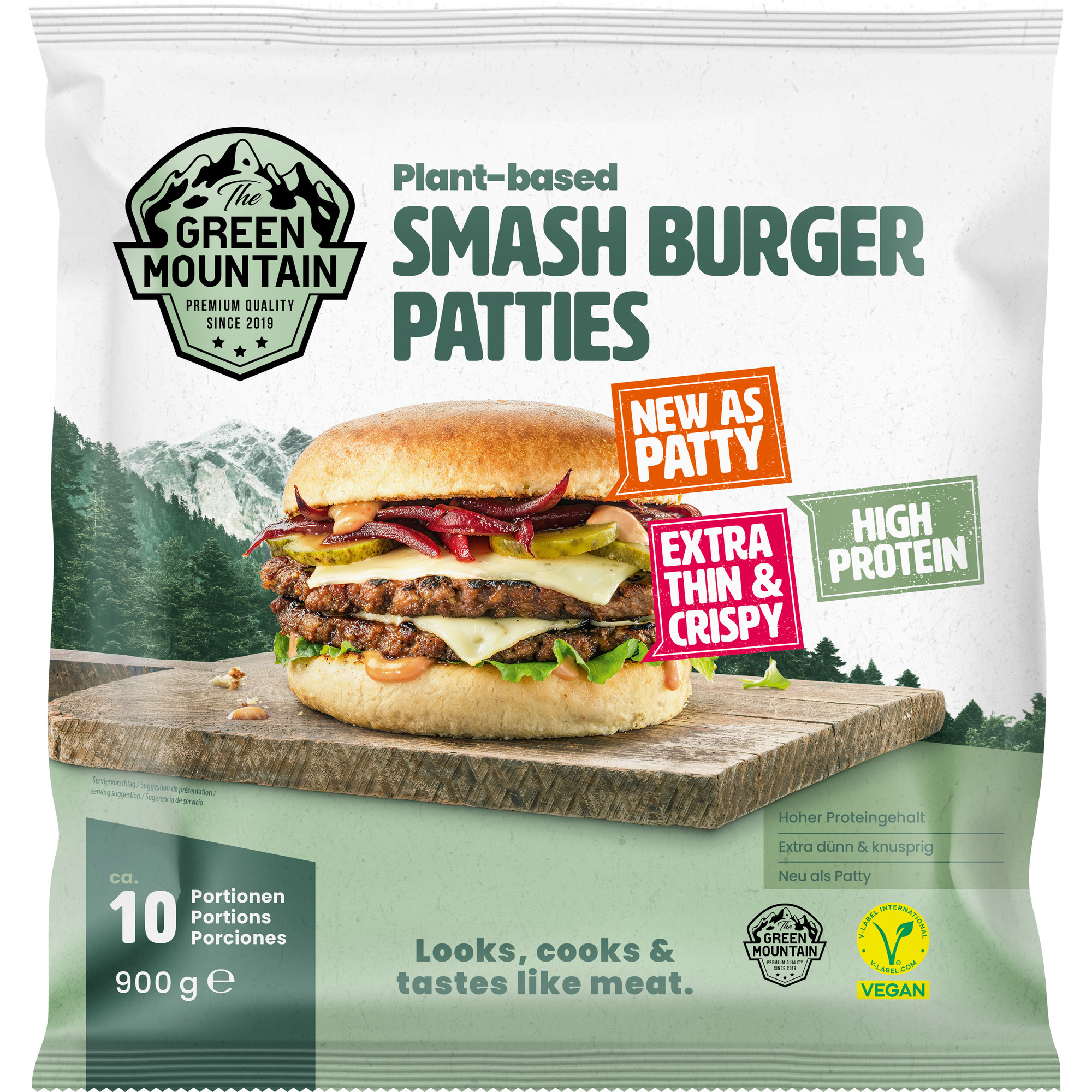 The Green Mount. Smash Burger TK 900g