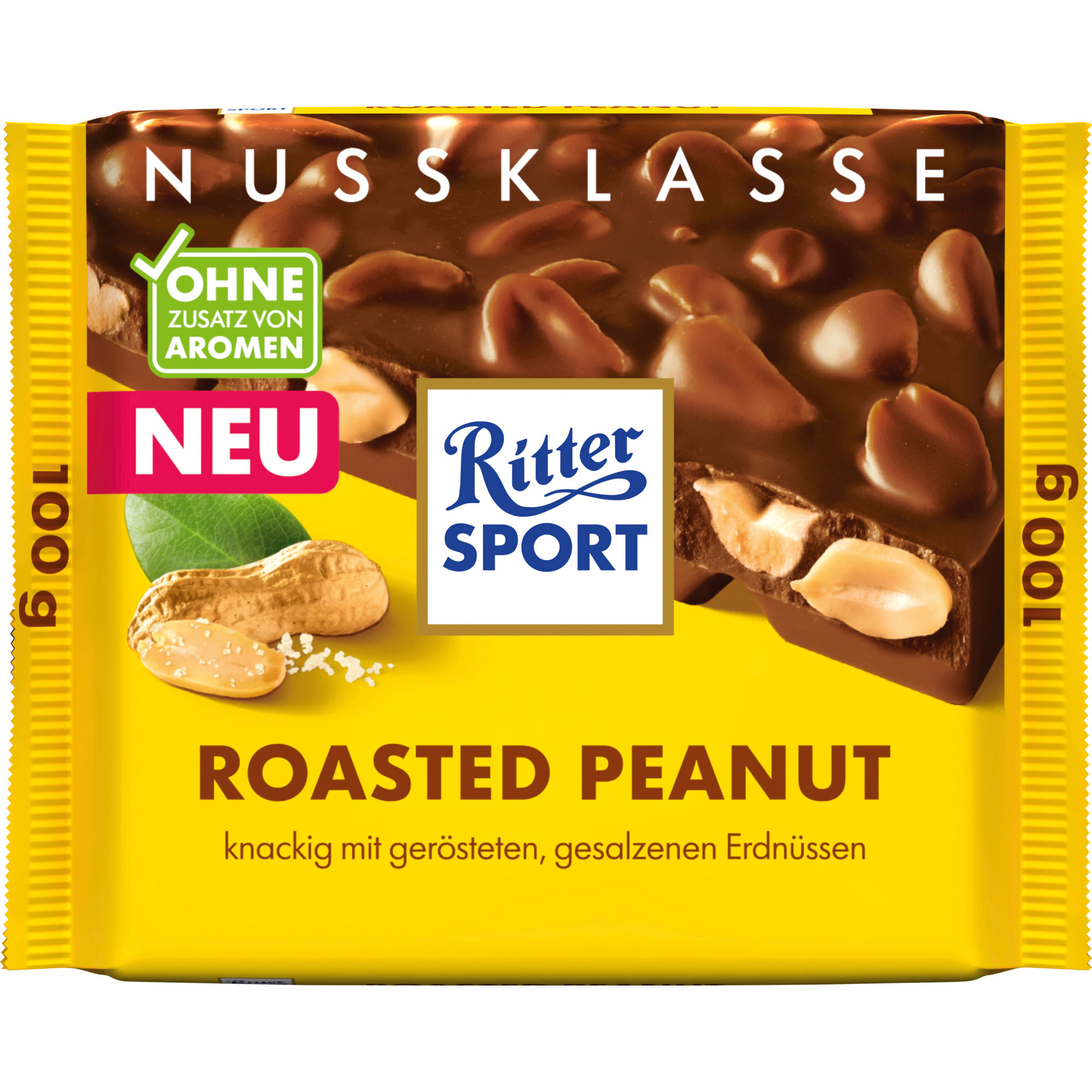 Ritter Sport Nuss 100g, Roasted Peanut